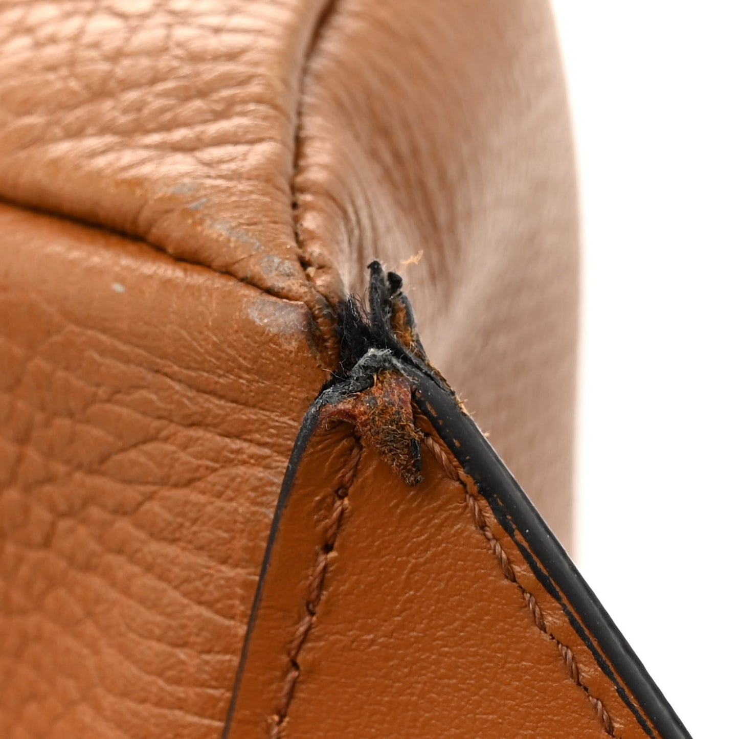Grained Calfskin Greca Belt Bag Brown