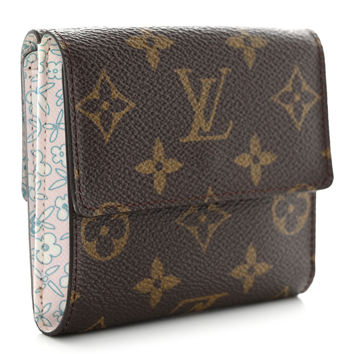 Monogram Fleuri Elise Wallet Rose