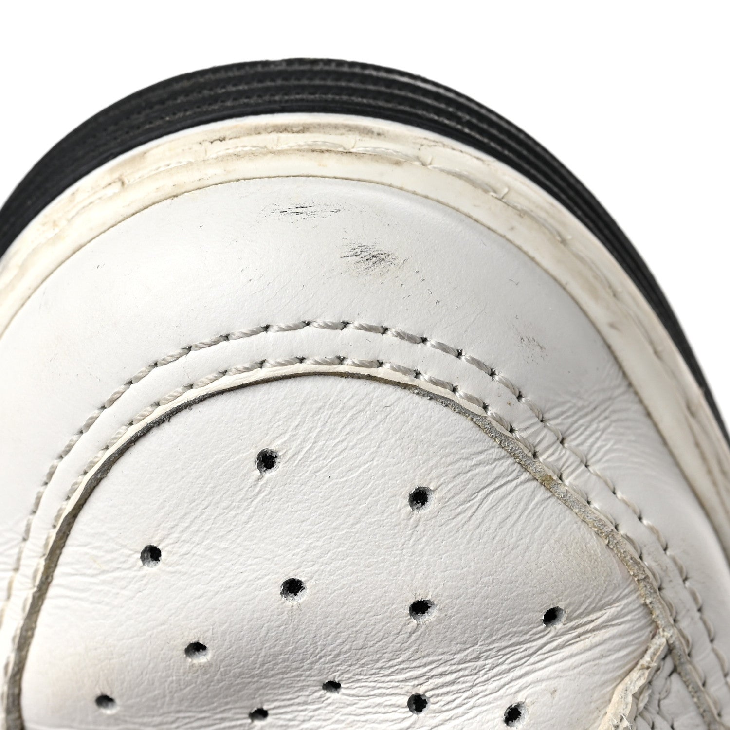 Chanel Calfskin Womens Logo Sneakers 36 Black White 9 of 15