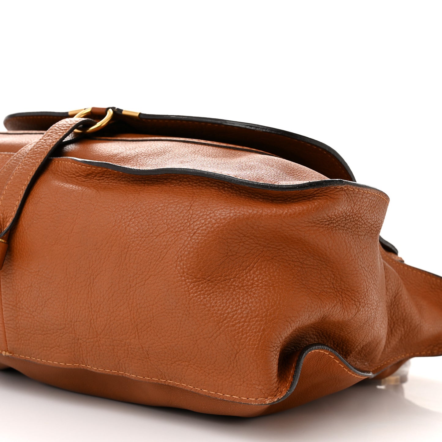 Calfskin Large Marcie Satchel Tan