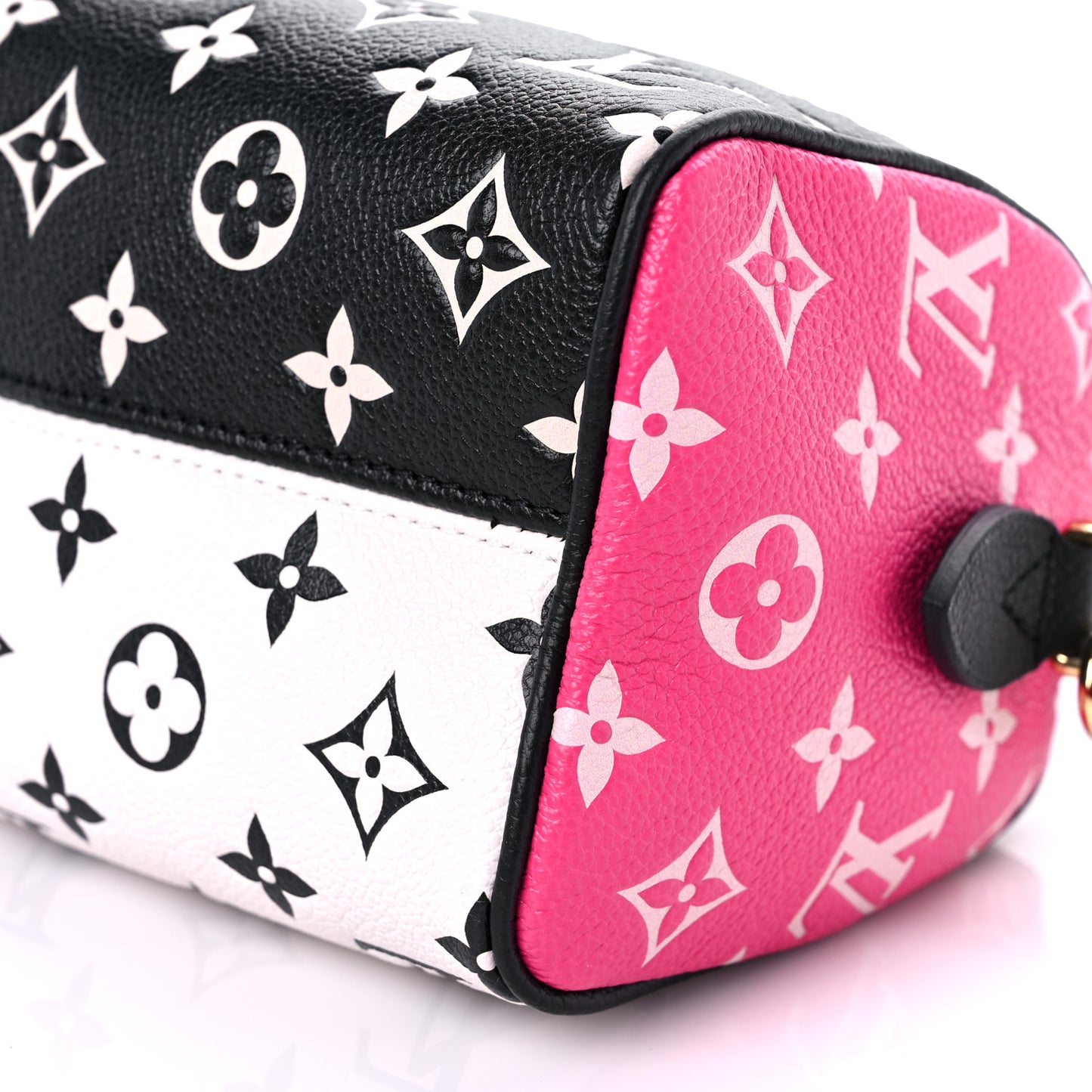 Empreinte Monogram Spring in the City Speedy Bandouliere 20 Black White Pink