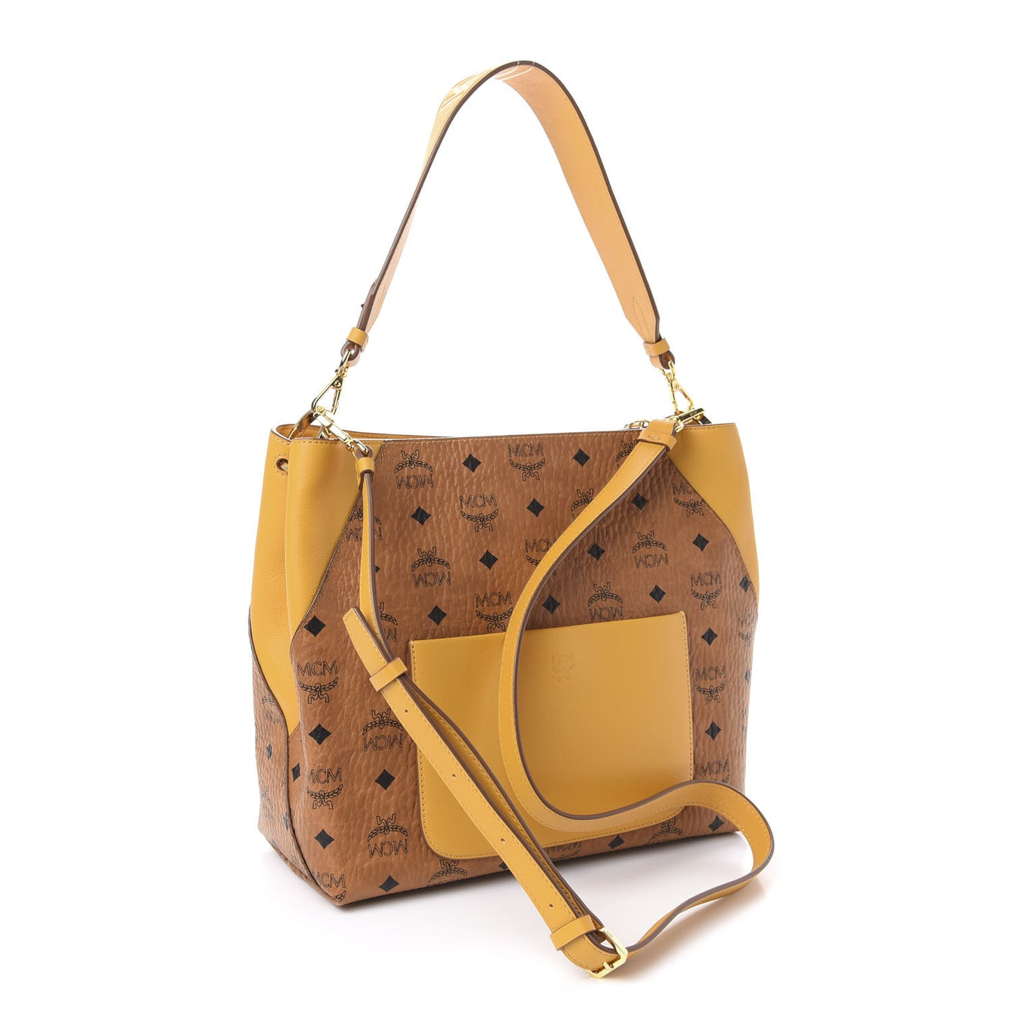 Visetos Medium Klara Hobo Cognac Yellow