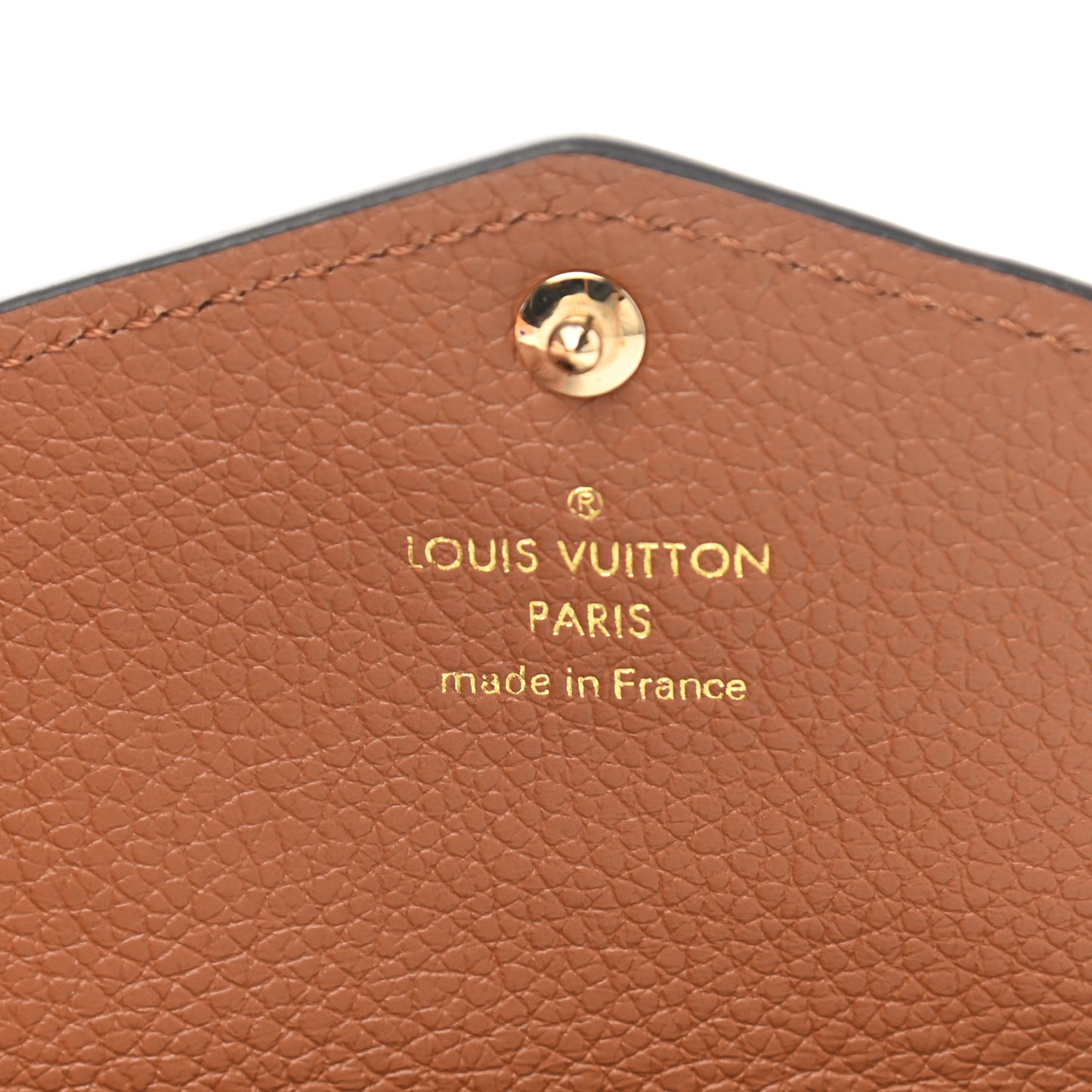 Empreinte Monogram Giant Wild At Heart Key Pouch Caramel