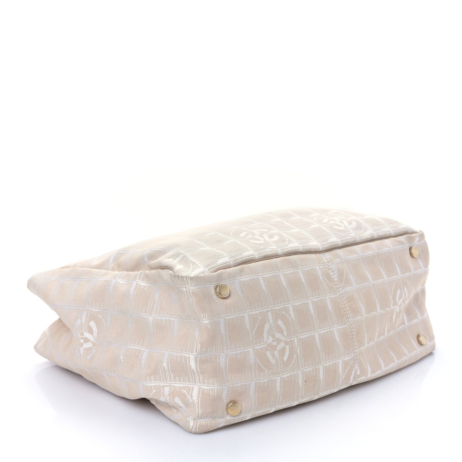 Chanel Nylon Medium Travel Tote Beige 4 of 9