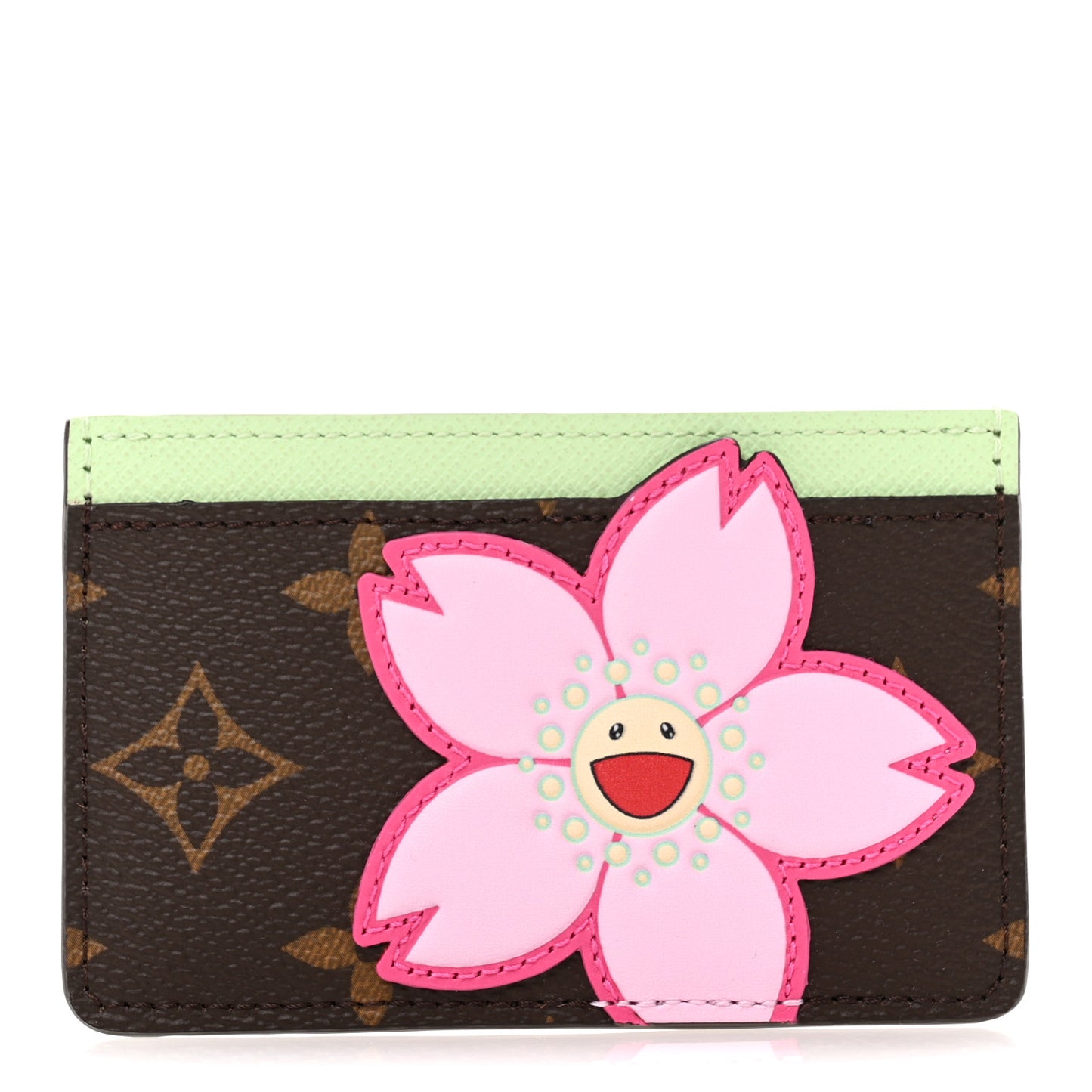 LV X TM Monogram Cherry Blossom Card Holder Sakura Brown