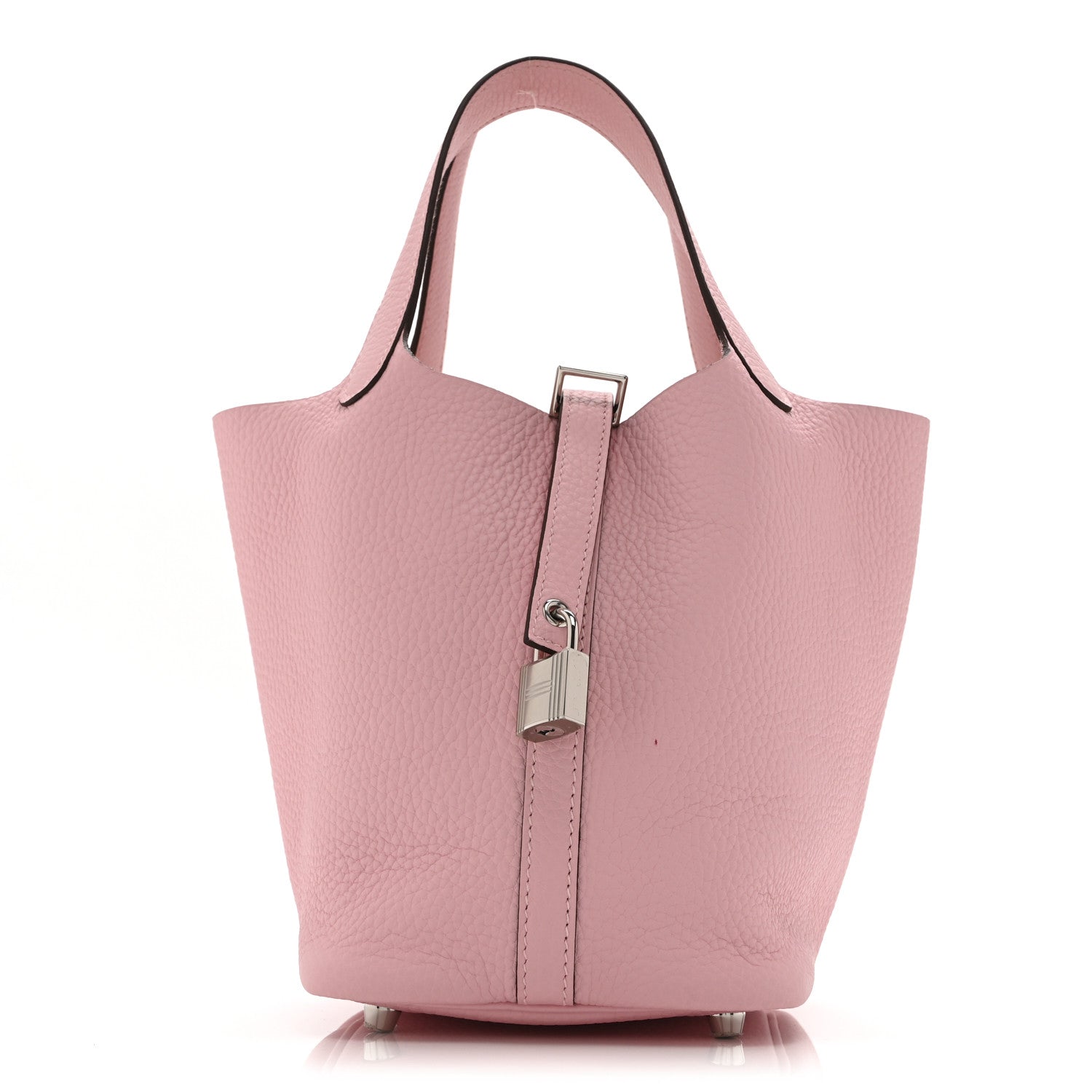 Hermes Taurillon Clemence Picotin Lock 18 PM Rose Sakura 1848890
