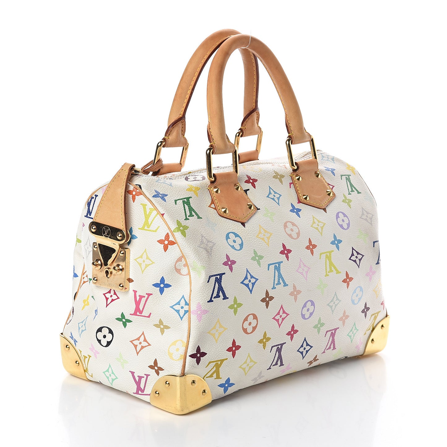 Monogram Multicolor Speedy 30 White