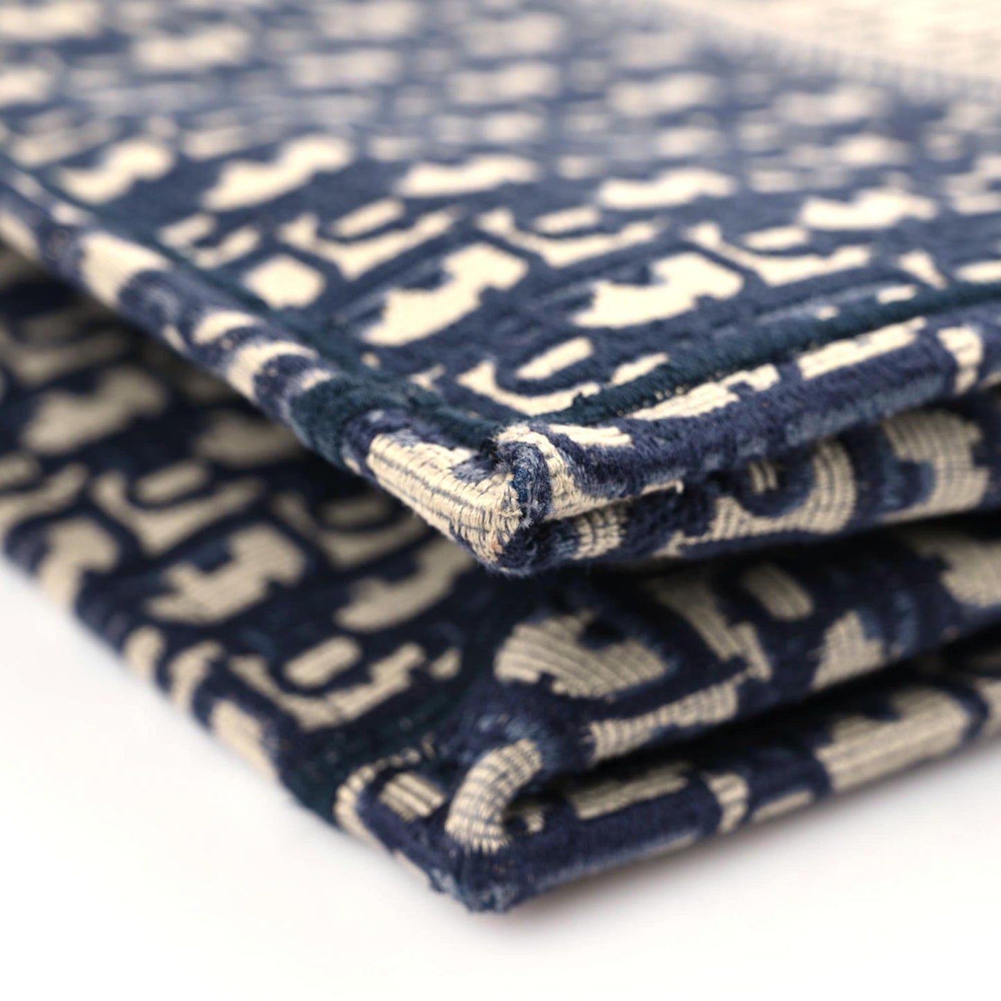 Oblique Book Tote Blue Multicolor