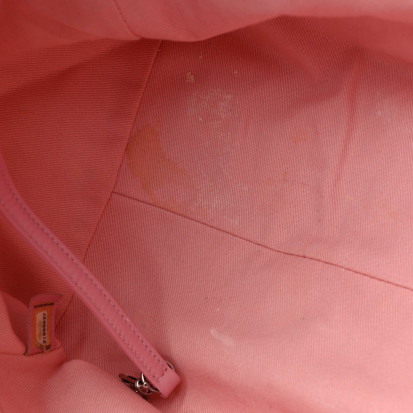 Woven Straw Raffia Medium Deauville Tote Pink