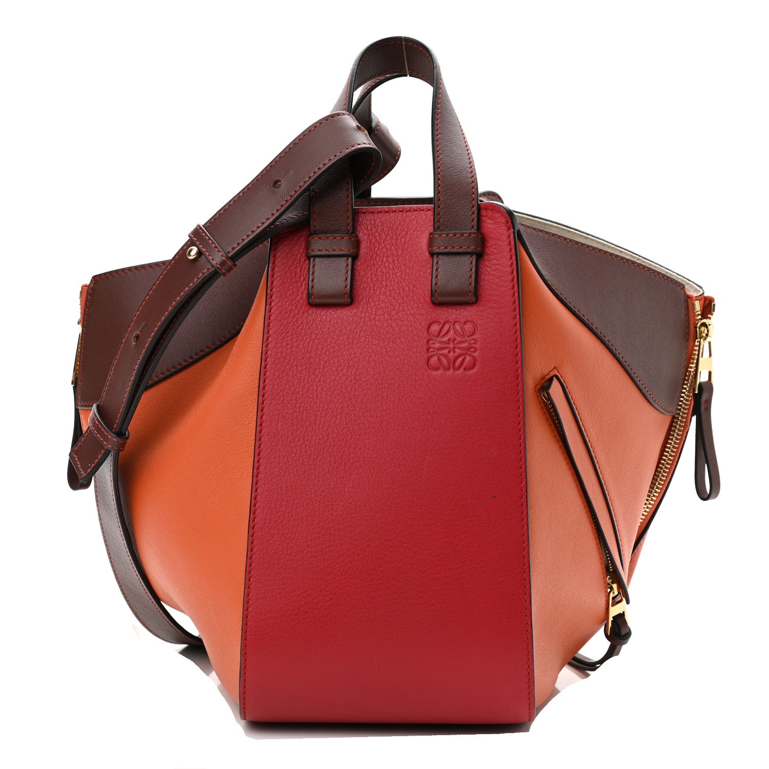 Loewe Calfskin Small Hammock Shoulder Bag Ginger Red 1 of 12