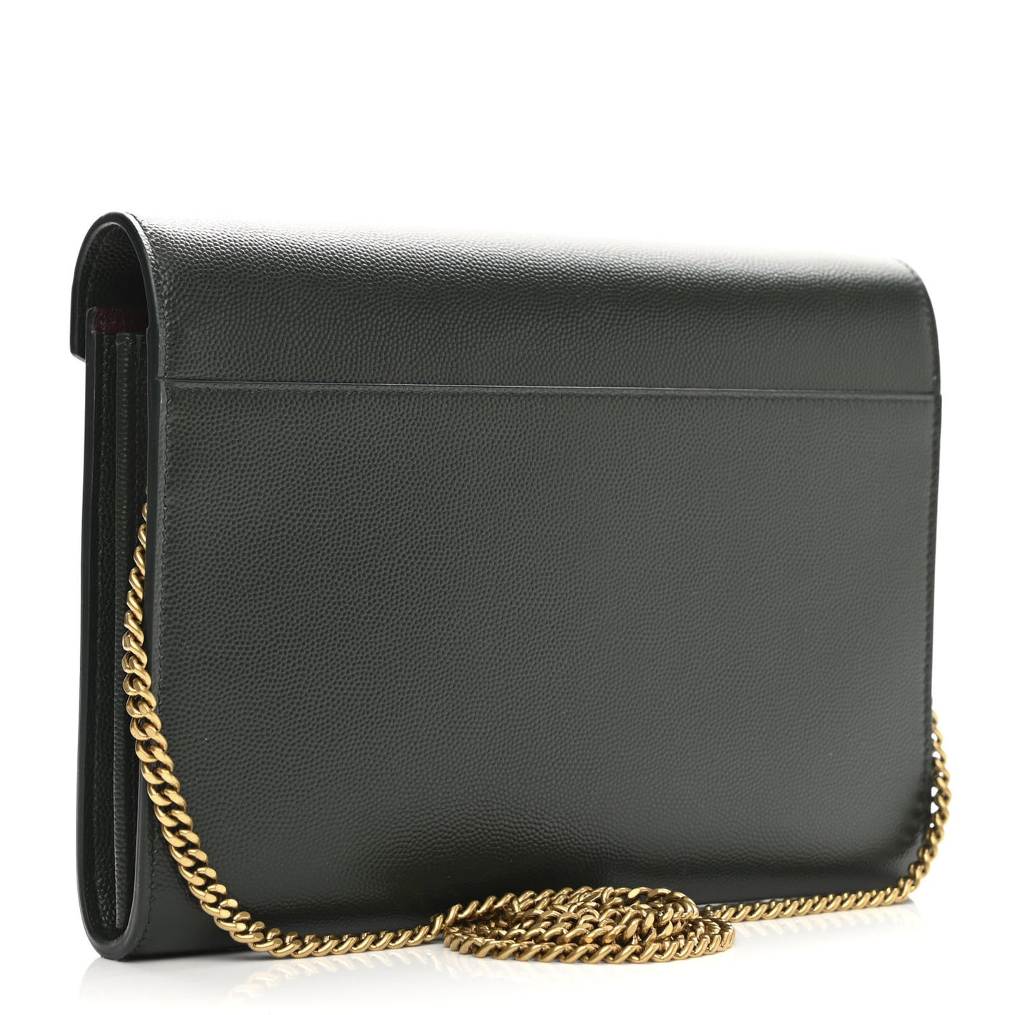 Smooth Calfskin Monogram Cassandra Clasp Bag Dark Green
