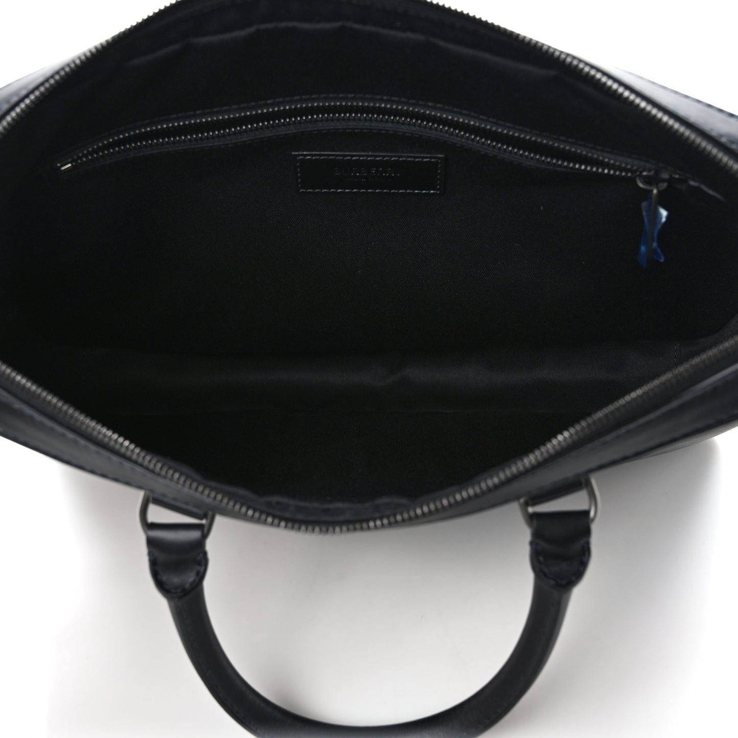 London Check Ainsworth Briefcase Dark Charcoal