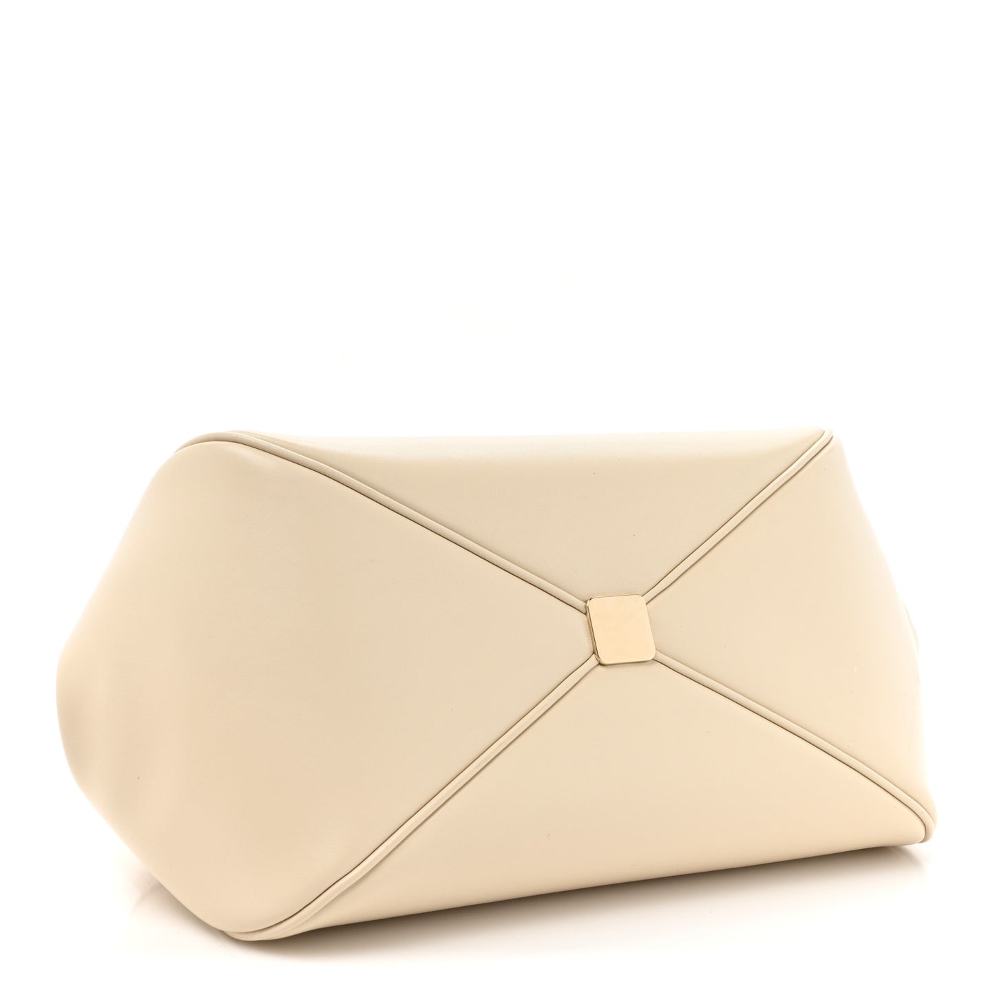 Calfskin Small Key Shoulder Bag Dusty Ivory