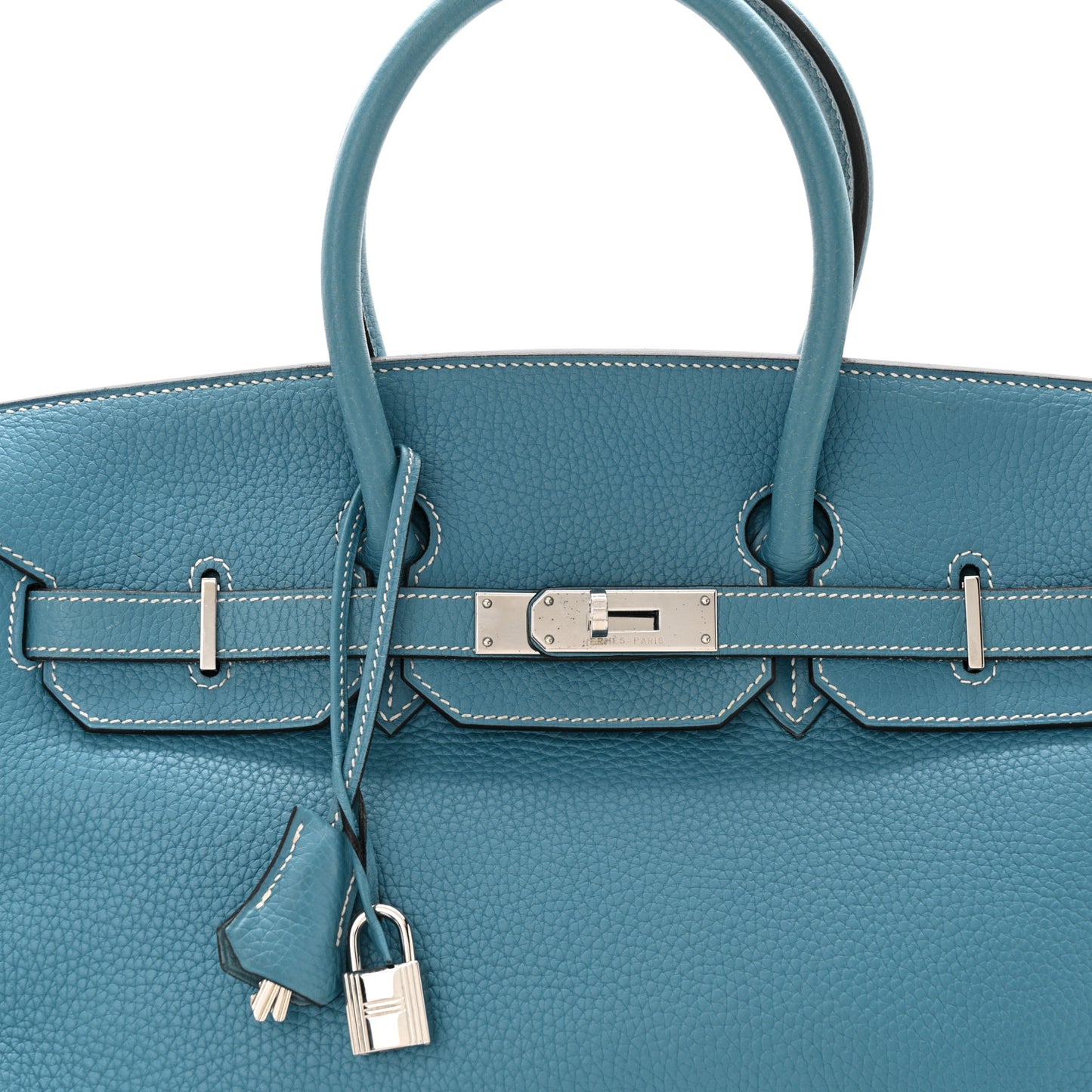 Taurillon Clemence BIRKIN 35 Blue Jean