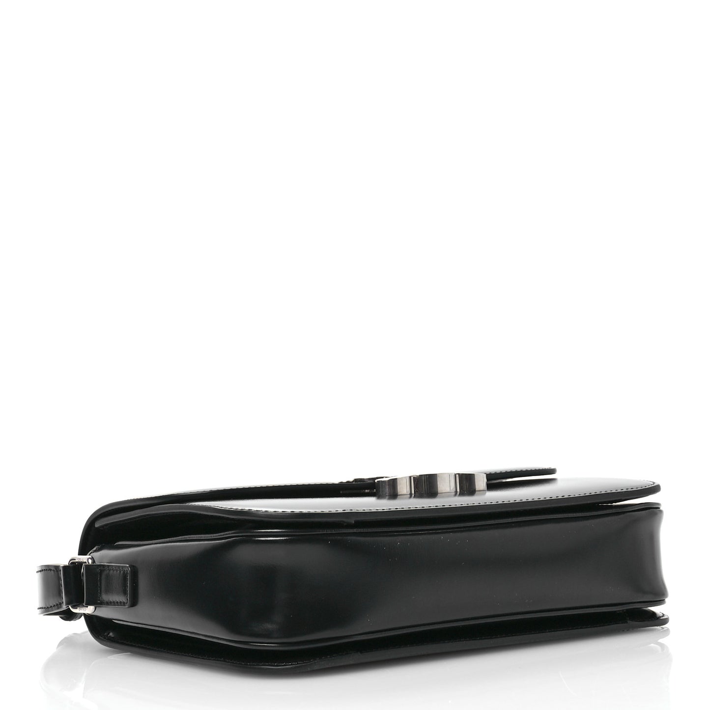 Shiny Calfskin Medium Triomphe Black