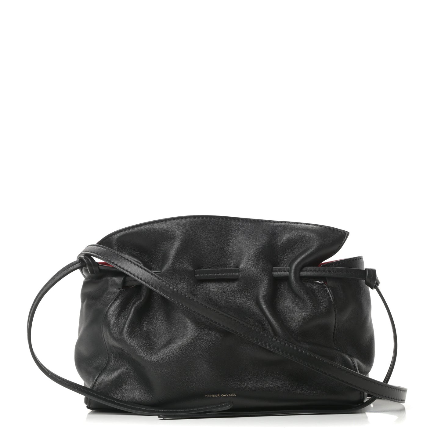 Lambskin Mini Protea Bag Black Flamma