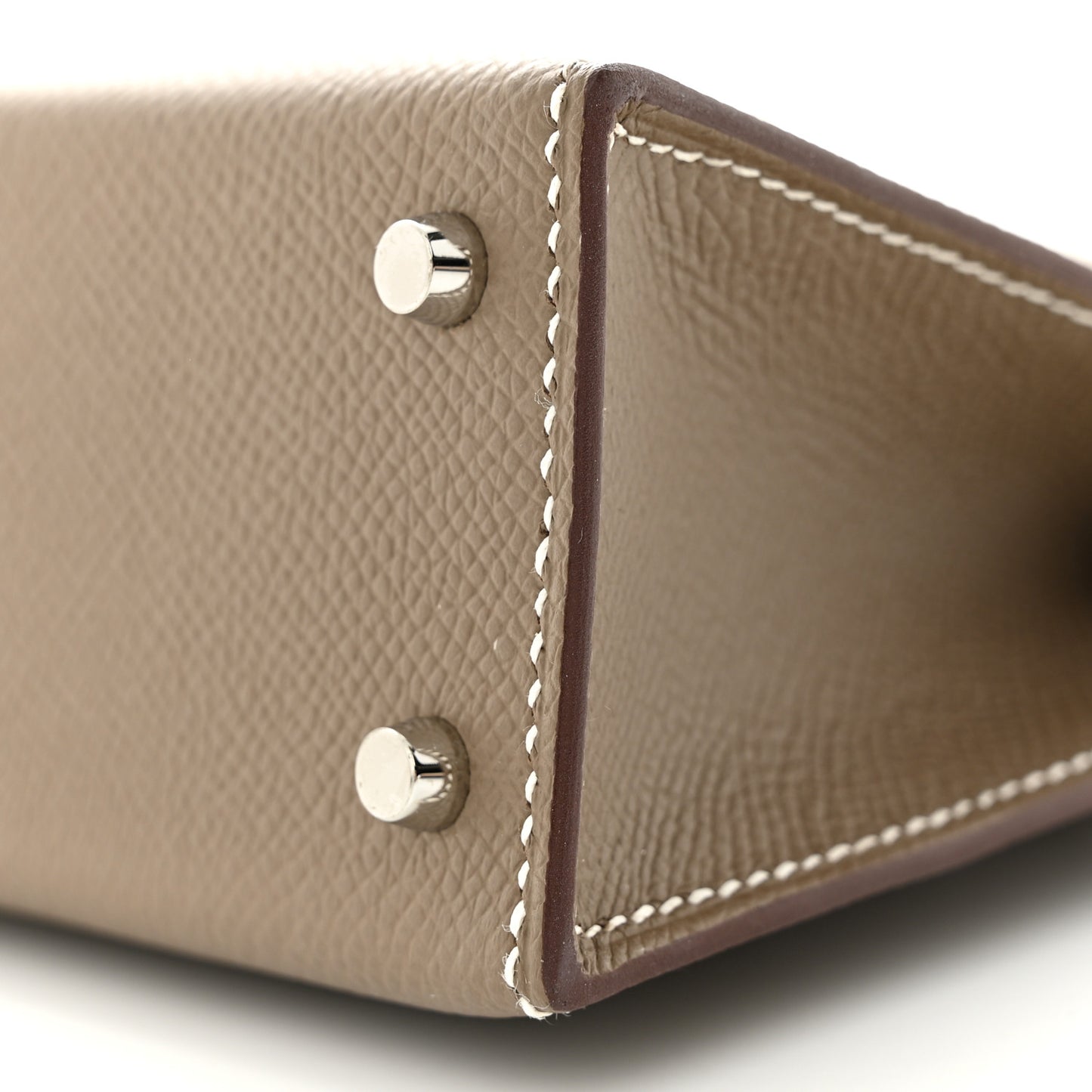 Epsom Mini Kelly Sellier 20 Etoupe