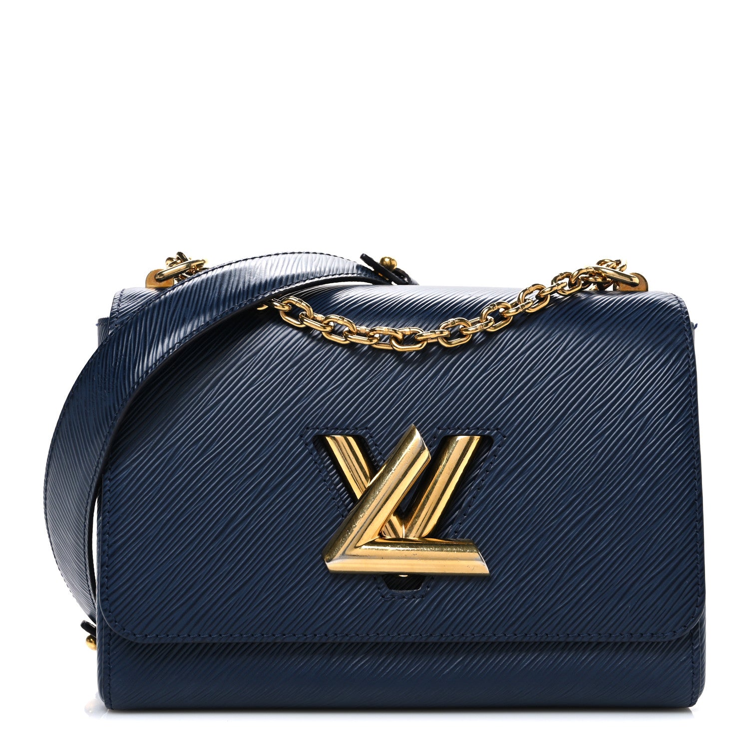 ヴィトン Louis Vuitton Epi Twist Shoulder Bag MM Indigo 1779661 – FASHIONPHILE