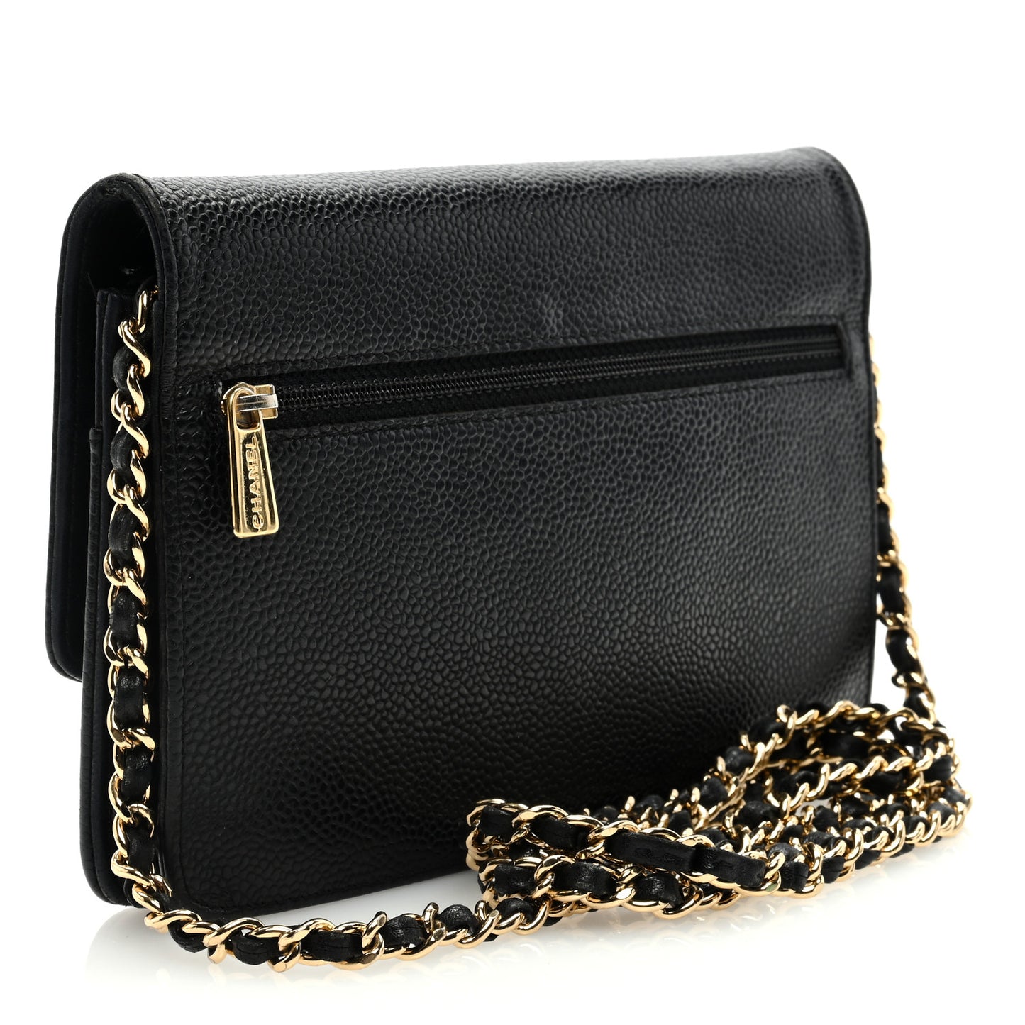 Caviar Timeless CC Wallet on Chain WOC Black