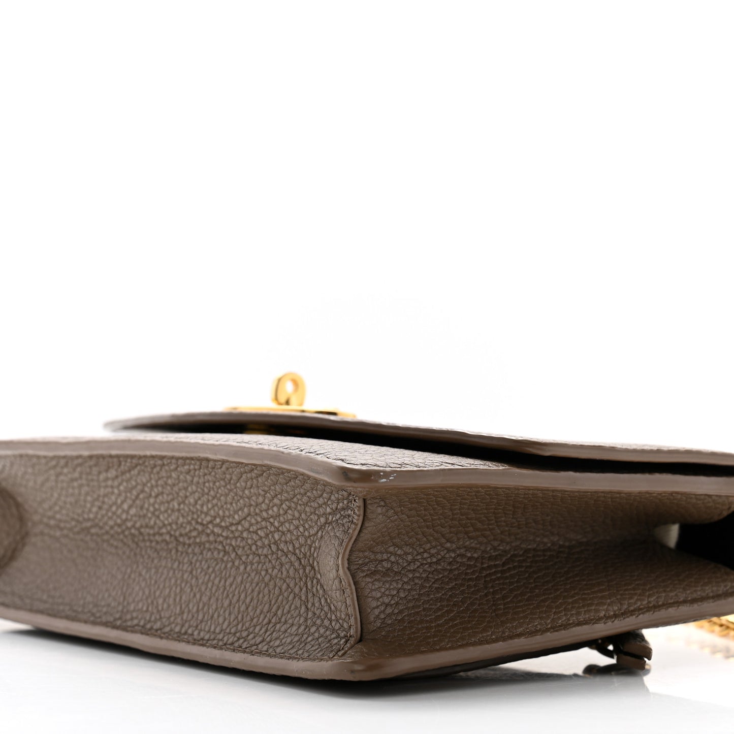 Small Classic Grain Calfskin Small Darley Clay