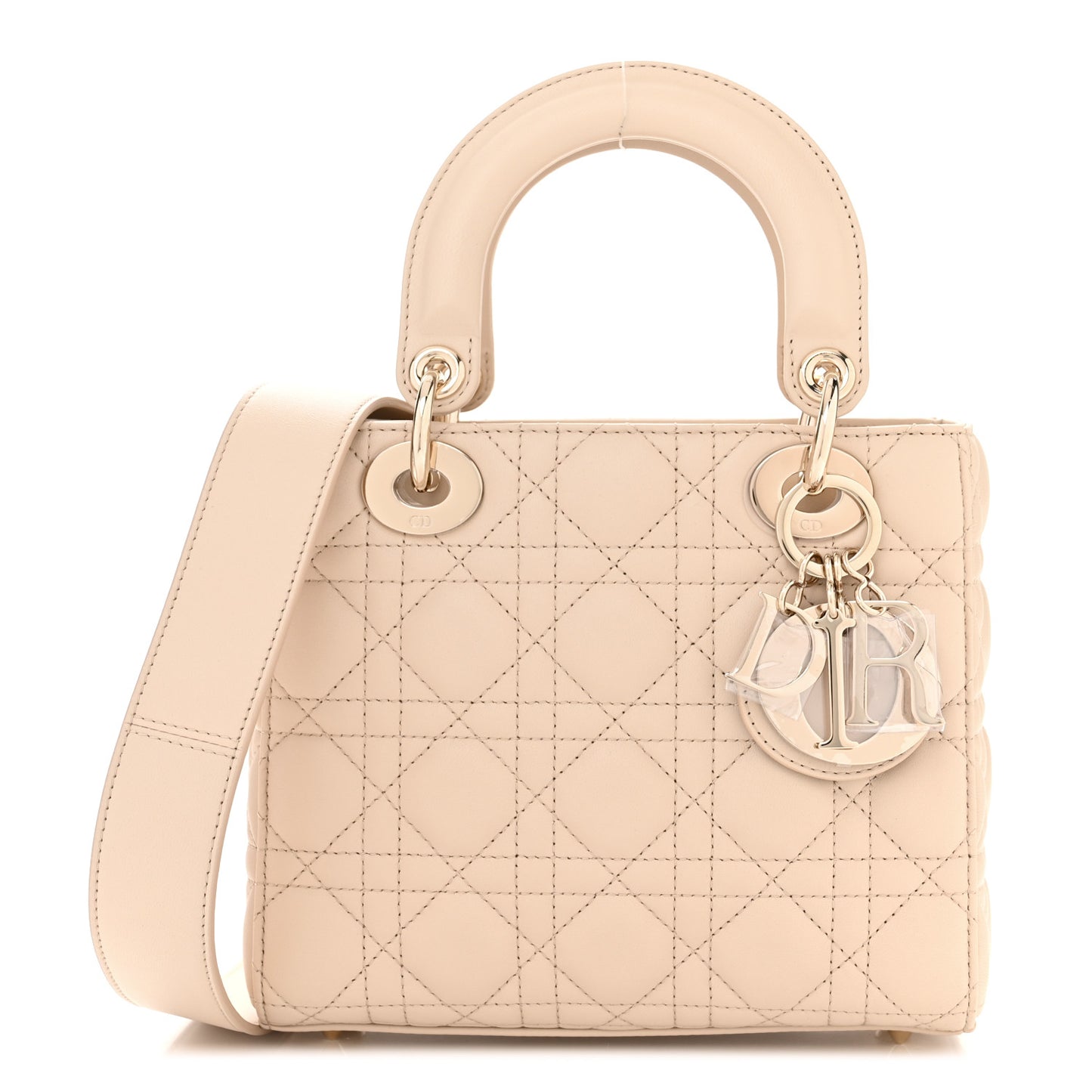 Lambskin Cannage Small My ABC Dior Lady Dior Beige