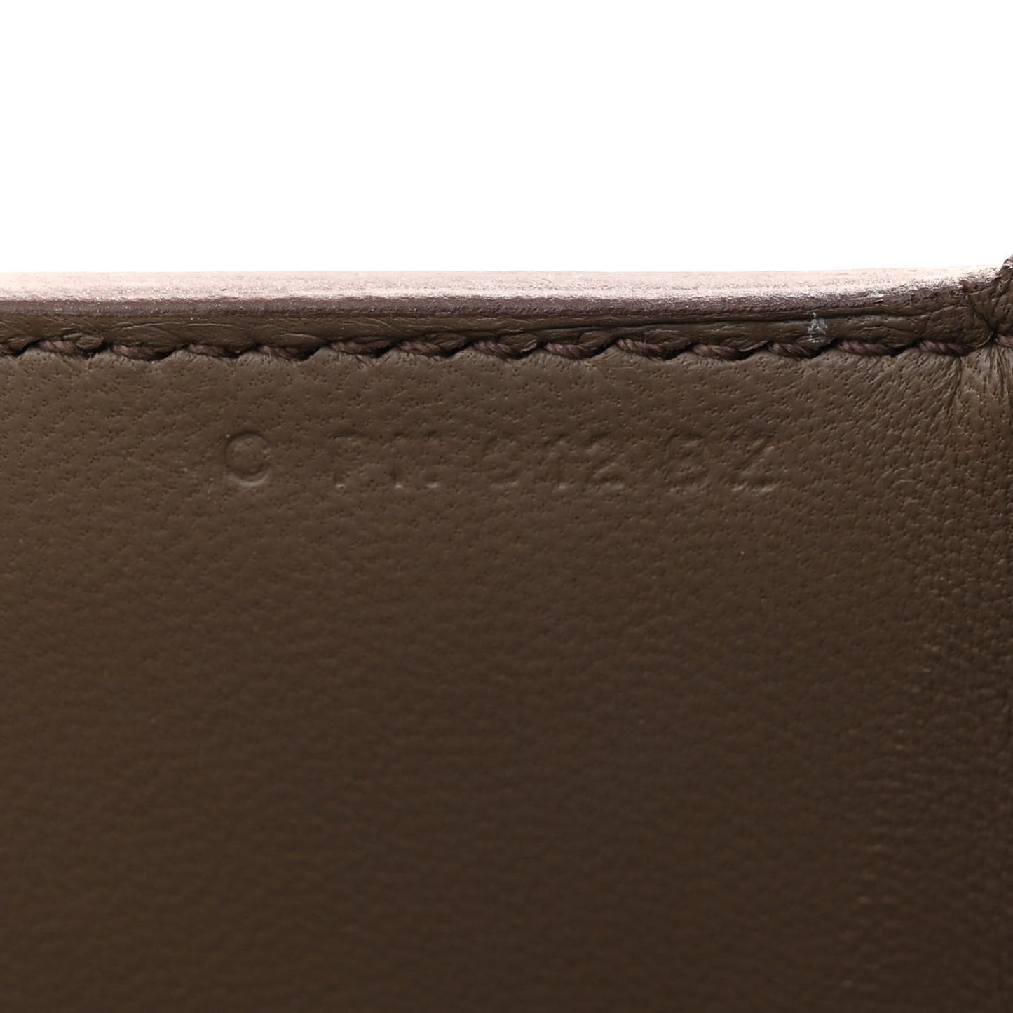 Epsom Cinhetic Boxy Top Handle Bag Etain