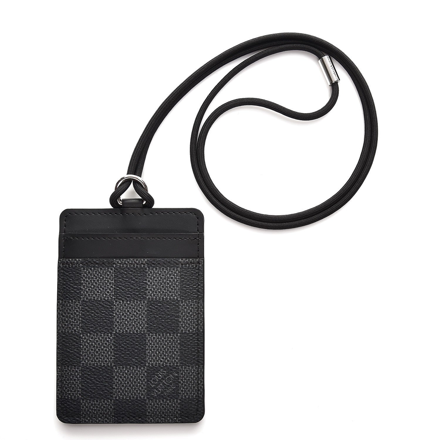 LOUIS VUITTON IDカードホルダー Louis Vuitton Damier Graphite ID Card Holder 224673 – FASHIONPHILE