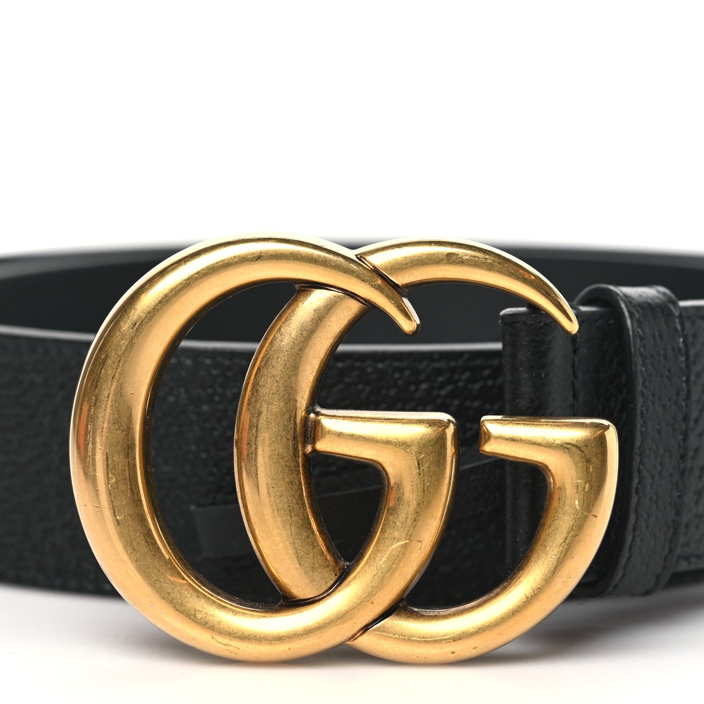 Textured Calfskin Double G 40mm Belt 75 30 Black