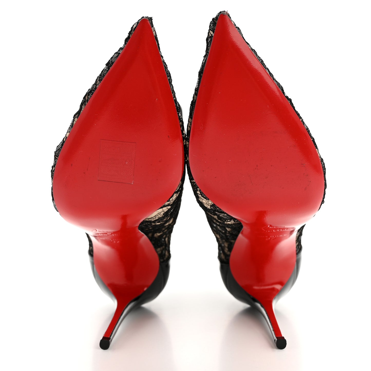 Patent Rete Lace Dentelle Psybootie 100 Ankle Boots 37 Black