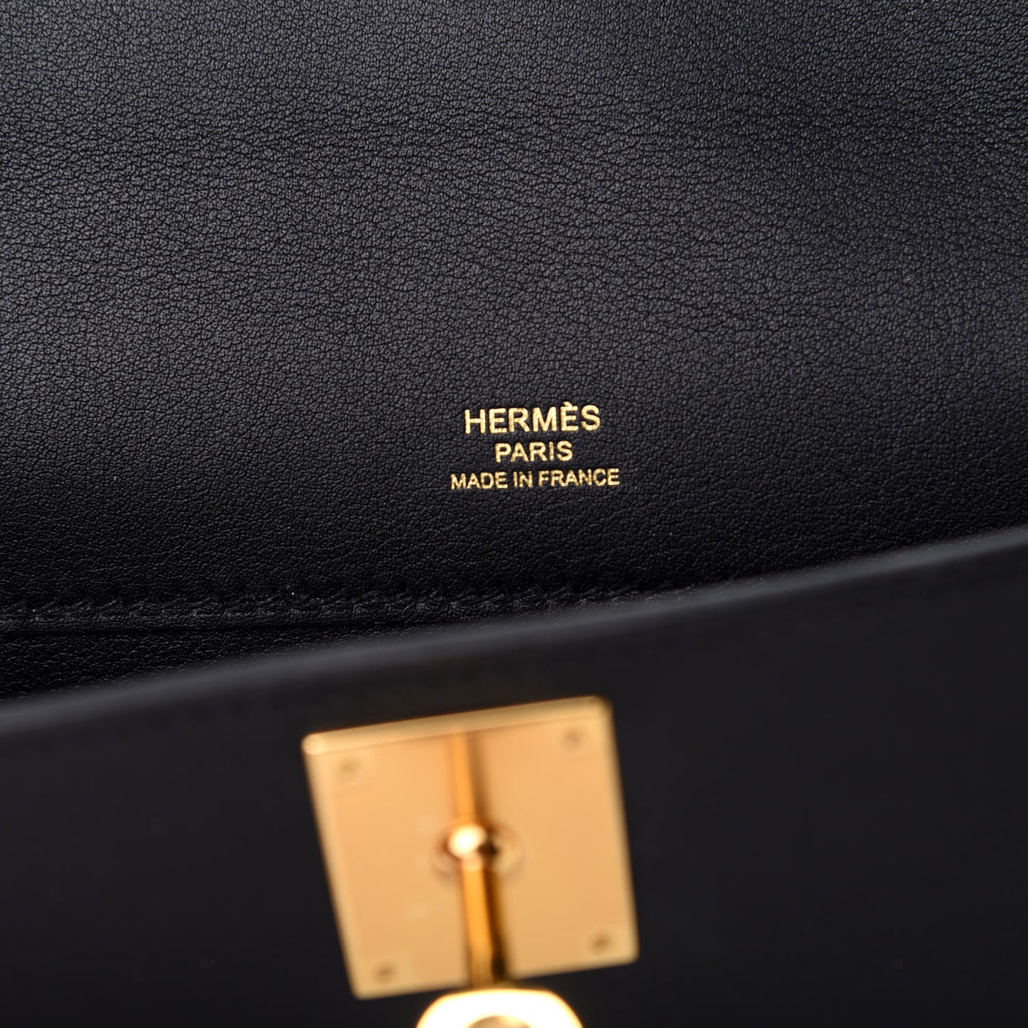 Swift Kelly Cut Clutch Pochette Black