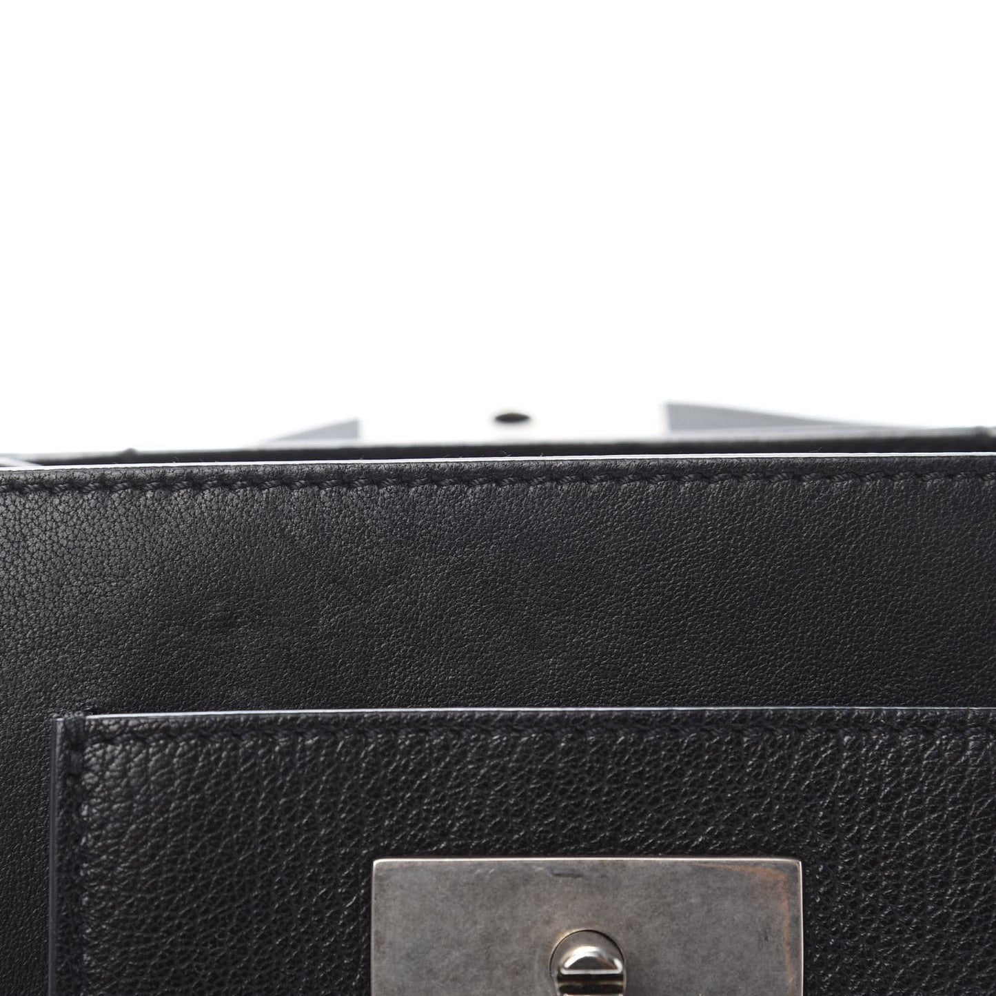 Goatskin Mini GV3 Shoulder Bag Black