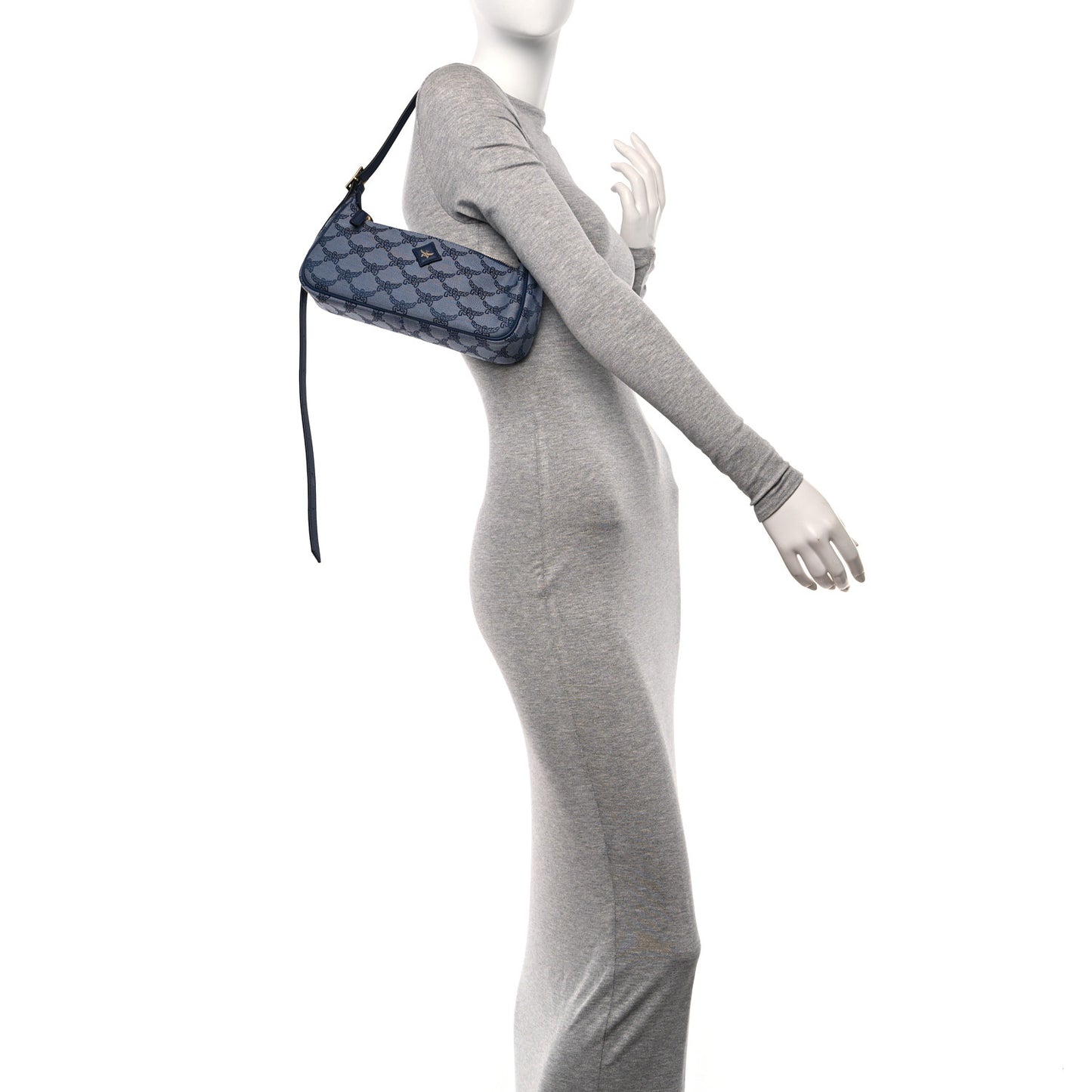 Lauretos Nappa Small Himmel Shoulder Bag Indigo Blue