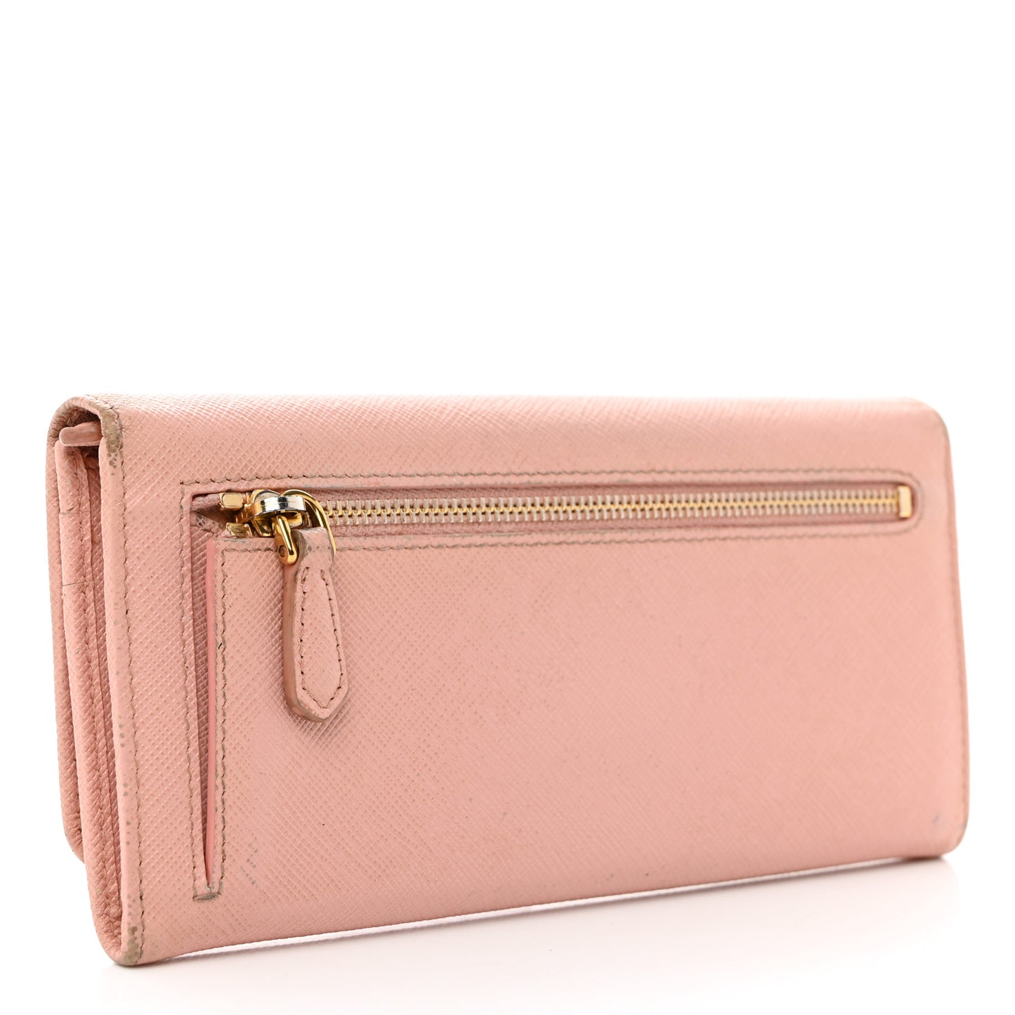 Saffiano Metal Continental Flap Wallet Orchidea