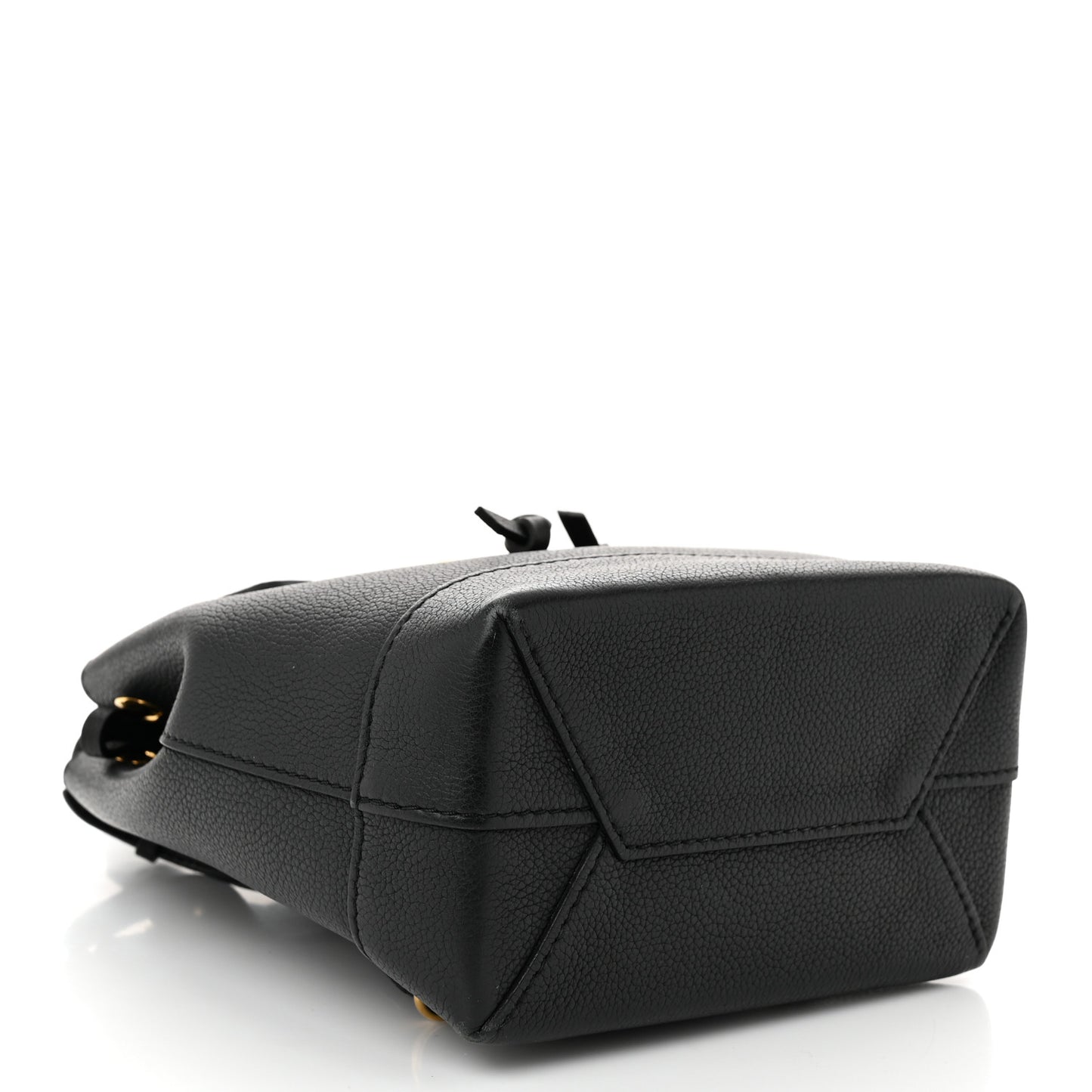 Calfskin Lockme Mini Backpack Black