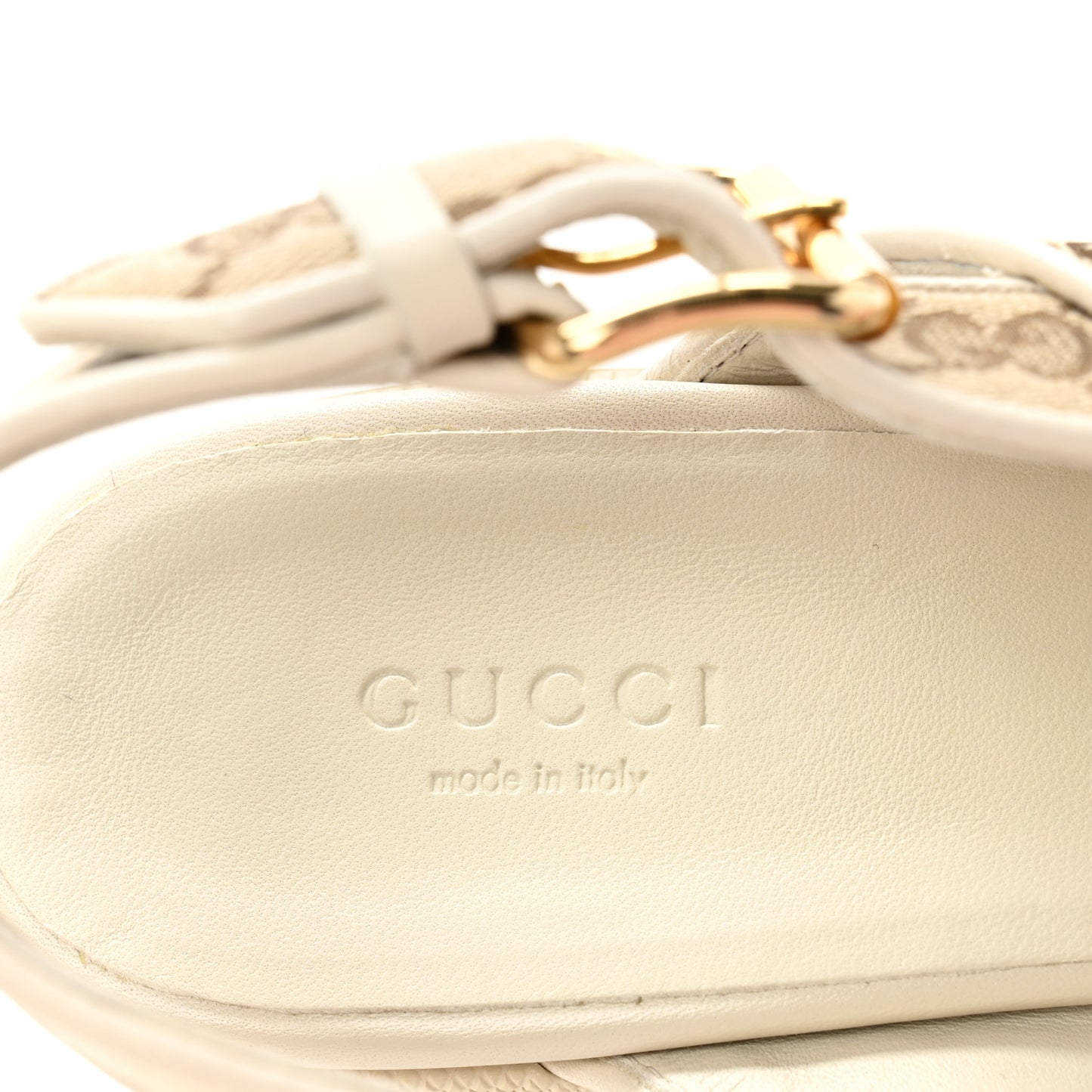 Monogram Granada Kid Trip 40/72mm Lug Sole Sandals 39.5 Beige Ebony Mystic White
