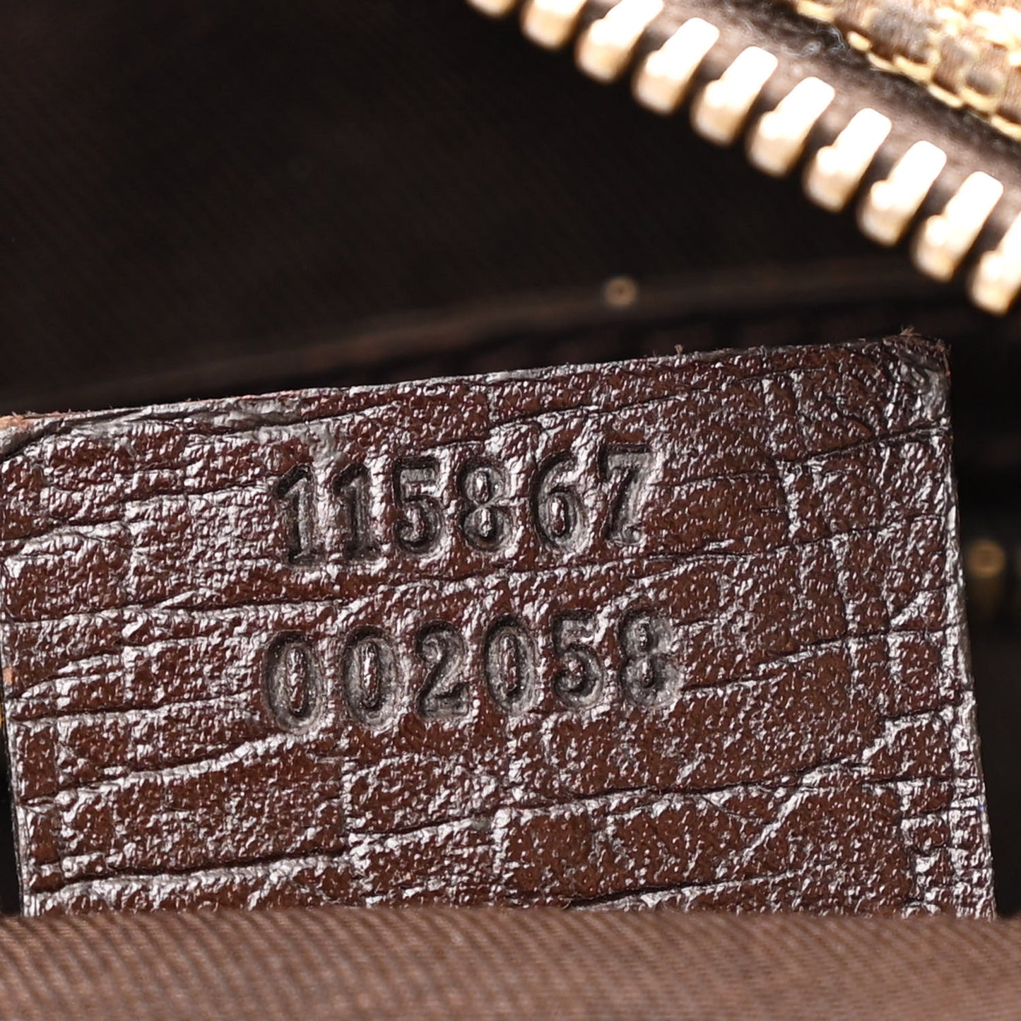 Monogram Medium Horsebit Chain Hobo Dark Brown