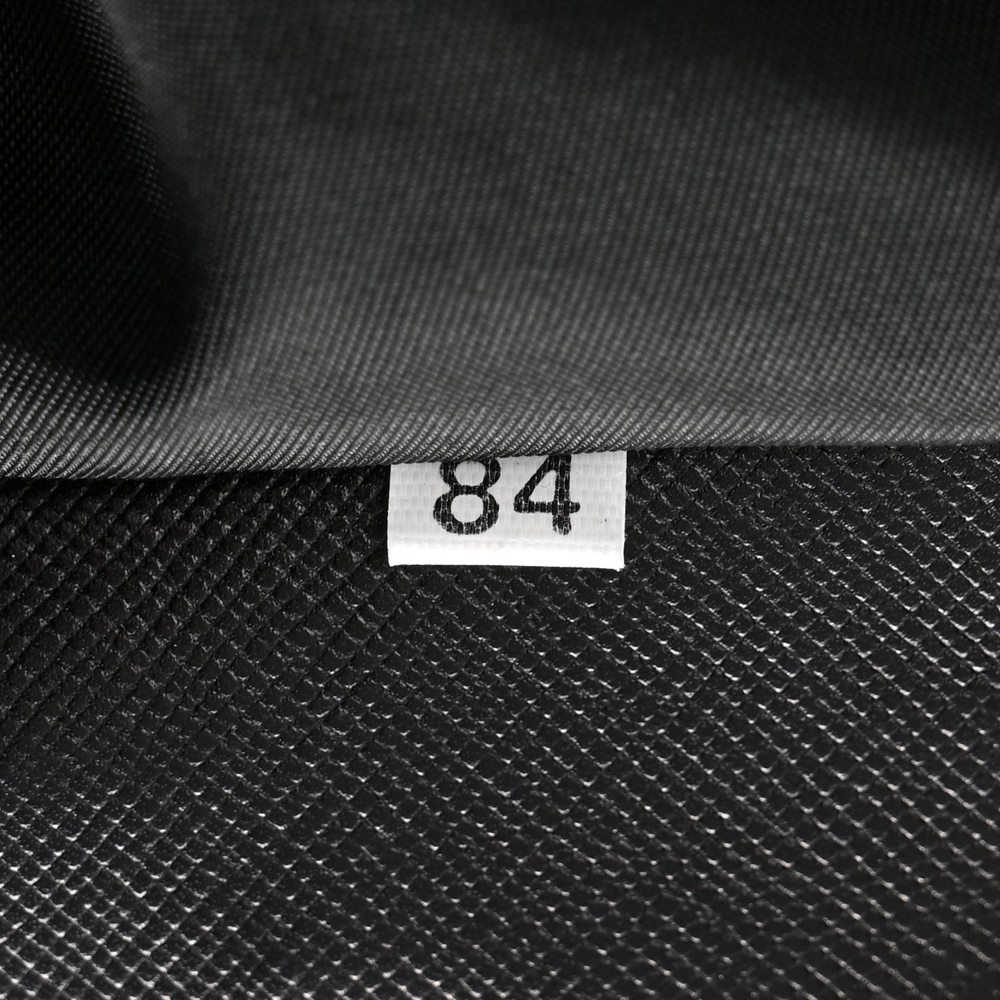 Tessuto Nylon Saffiano Viaggio Carry On Travel Bag Black