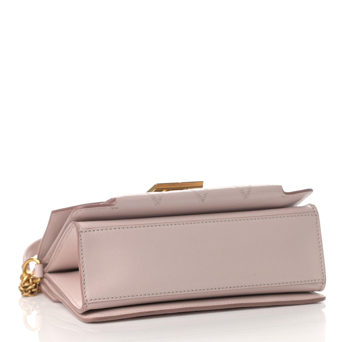 Goatskin Quilted Small GV3 Shoulder Bag Pale Pink