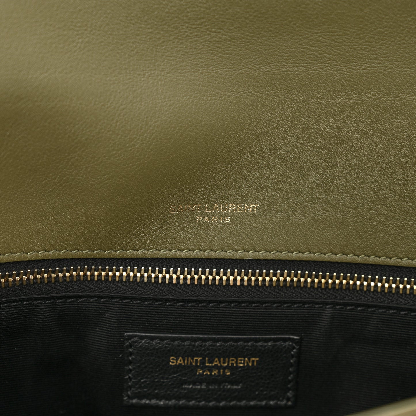 Suede Monogram Medium Niki Chain Satchel Loden Green