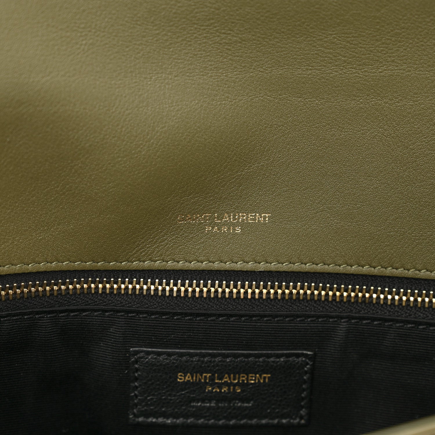 Saint Laurent Suede Monogram Medium Niki Chain Satchel Loden Green 8 of 10
