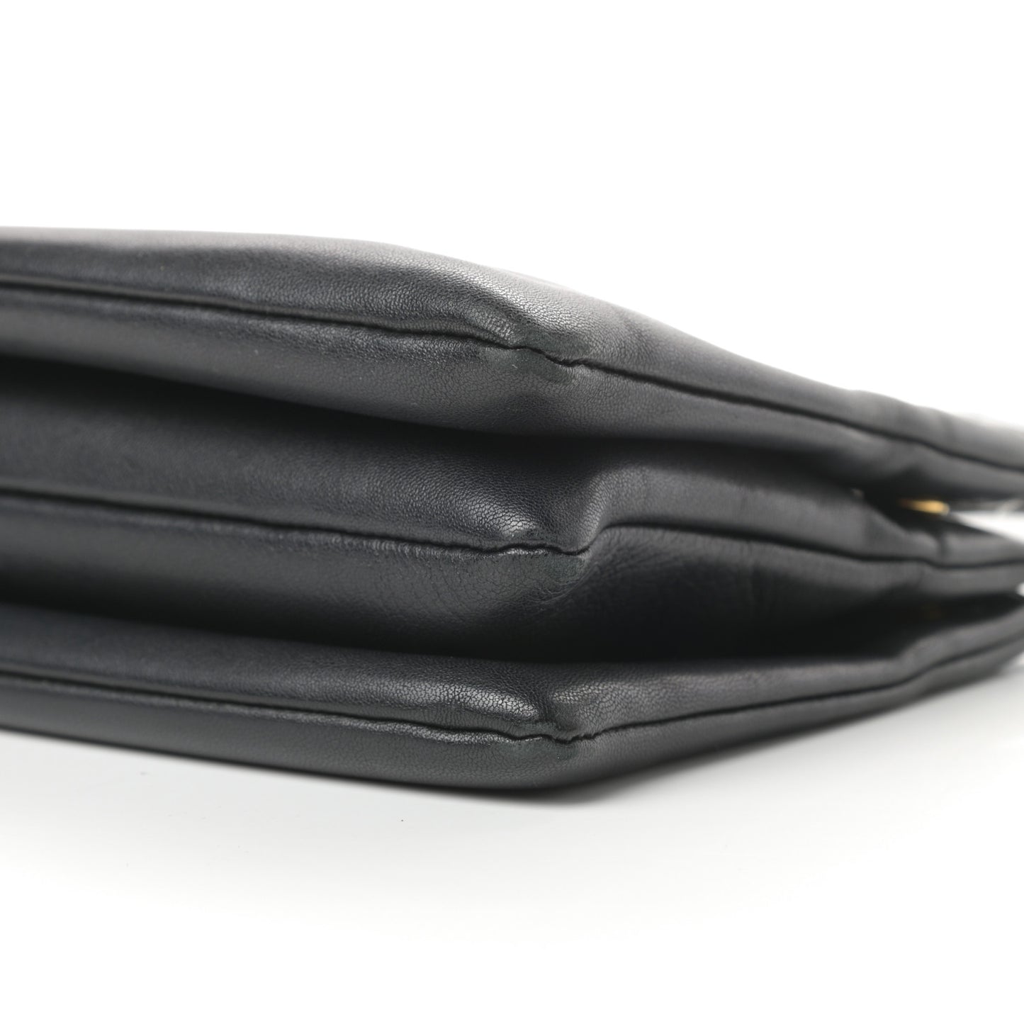 Lambskin Small Trio Crossbody Bag Black