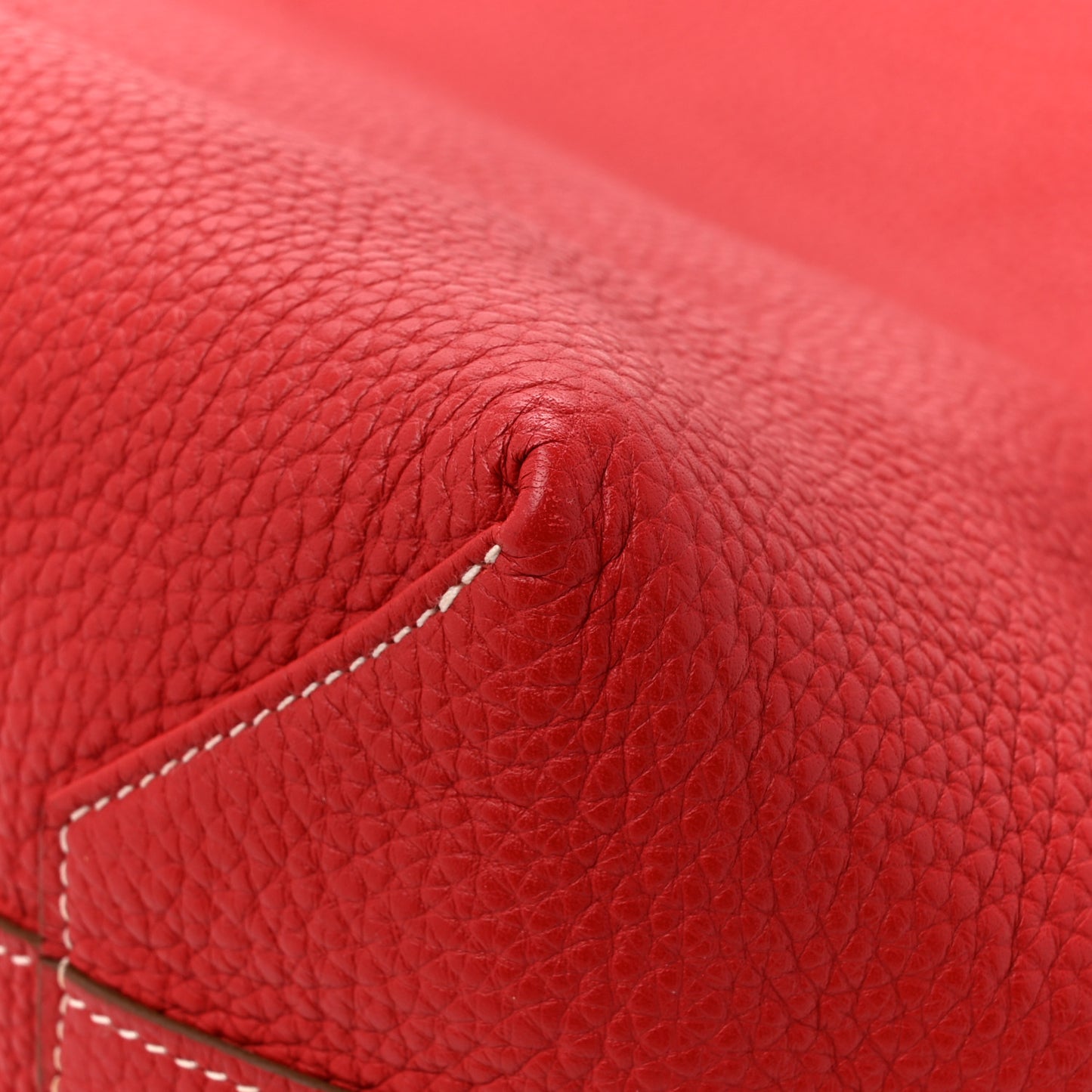 Taurillon Clemence Double Sens Reversible Tote 36 Rose Jaipur Bougainvillea