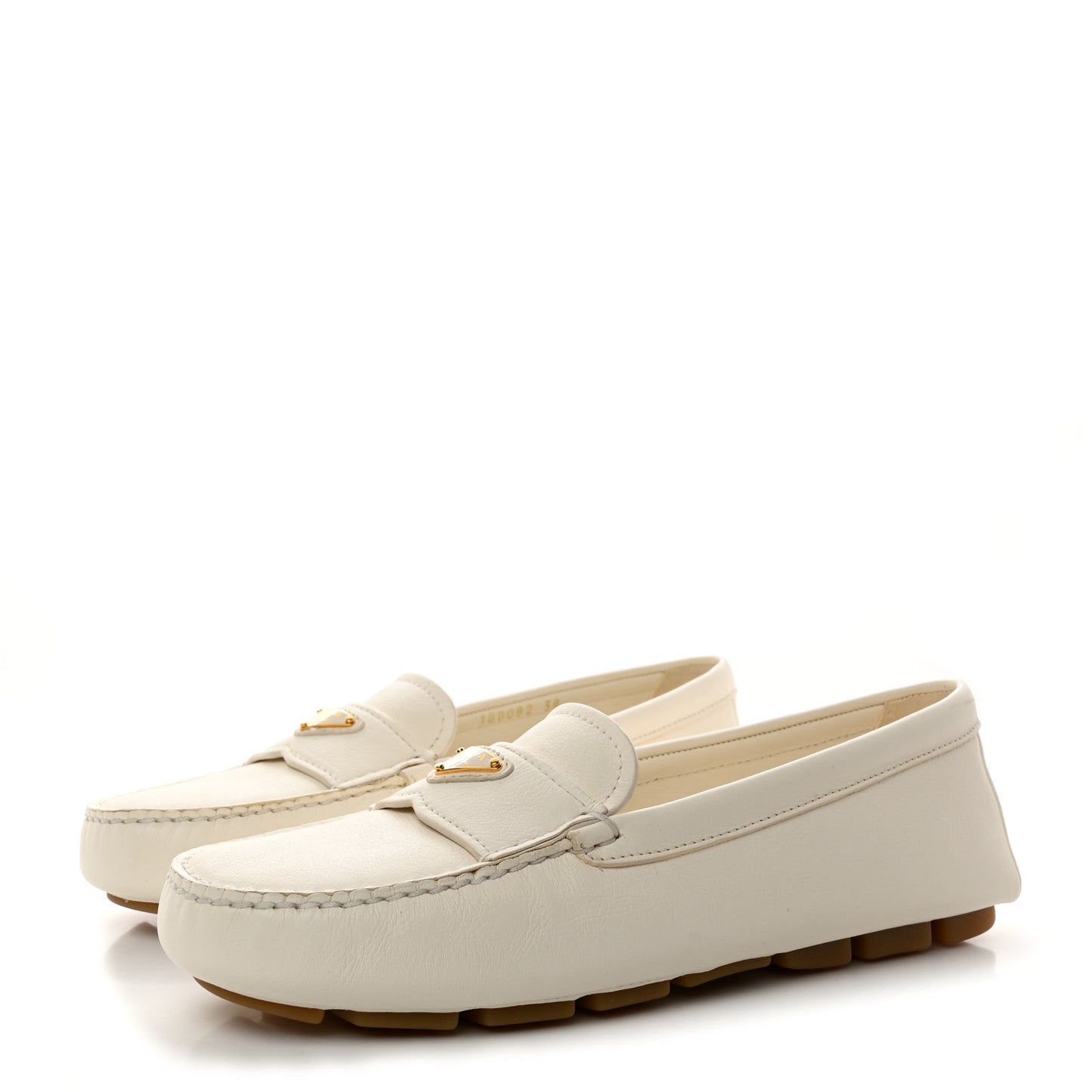 Cervo Triangle Driving Loafer 38 Avorio