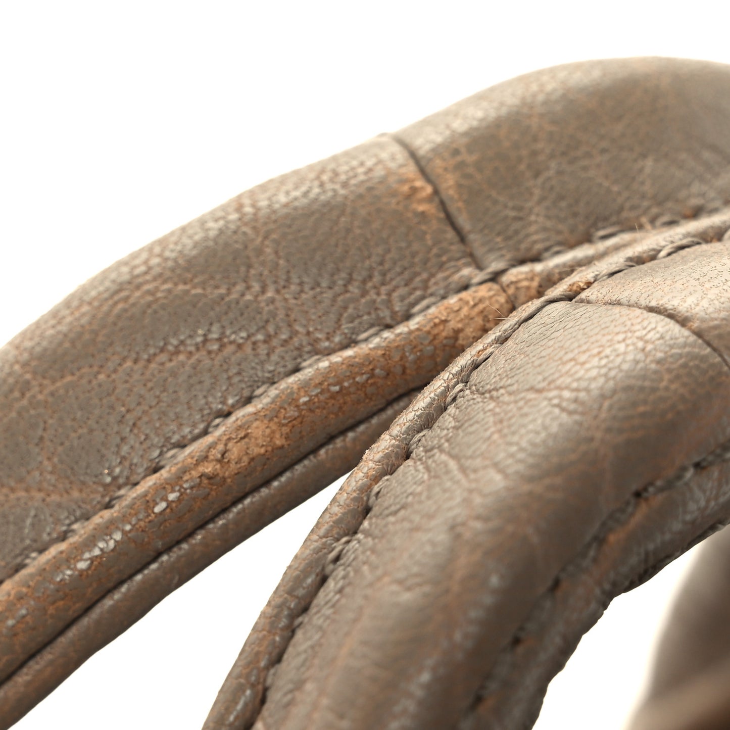 Pebbled Lambskin Rockie Latte Rose Gold Hardware