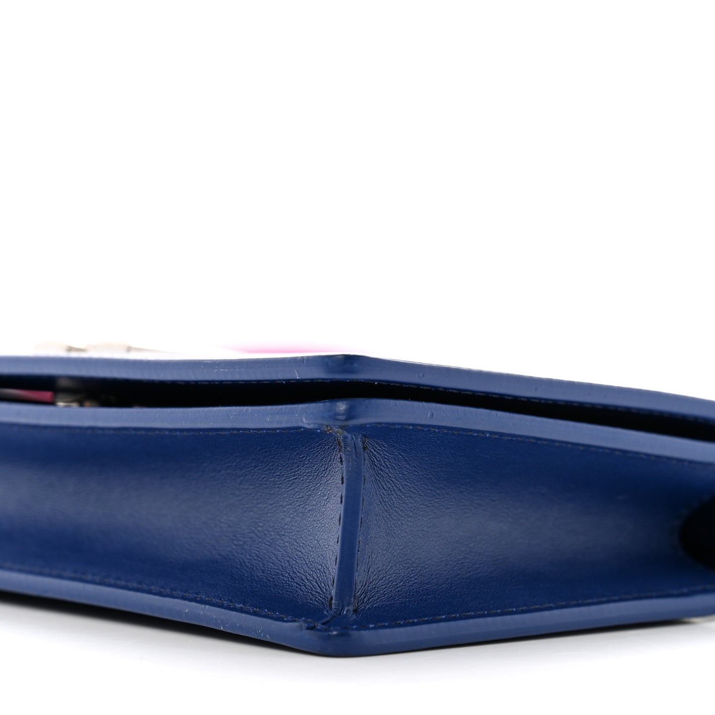 Calfskin Jitney 0.5 Crossbody Bag Blue