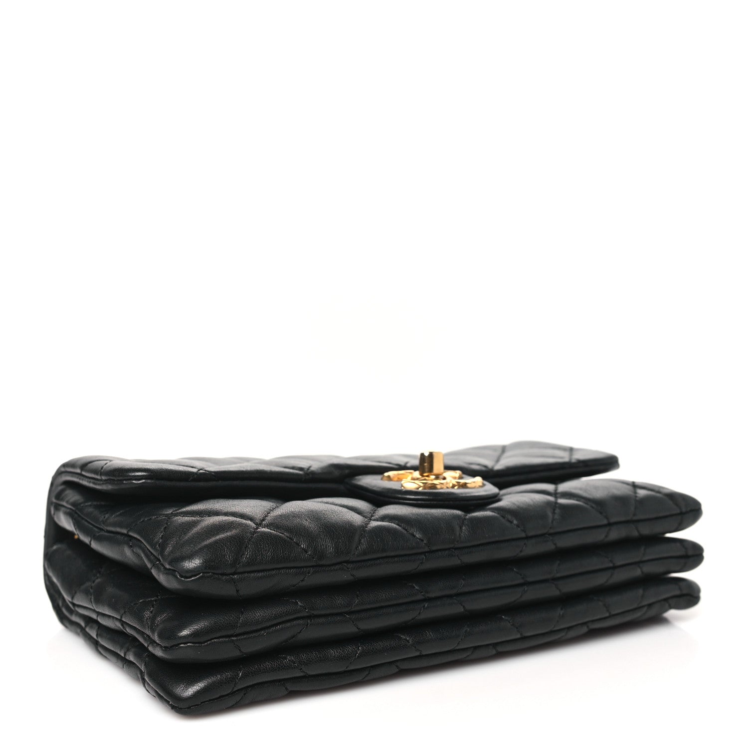 Chanel Lambskin Quilted Small Pillow Crush Flap Black 4 of 11