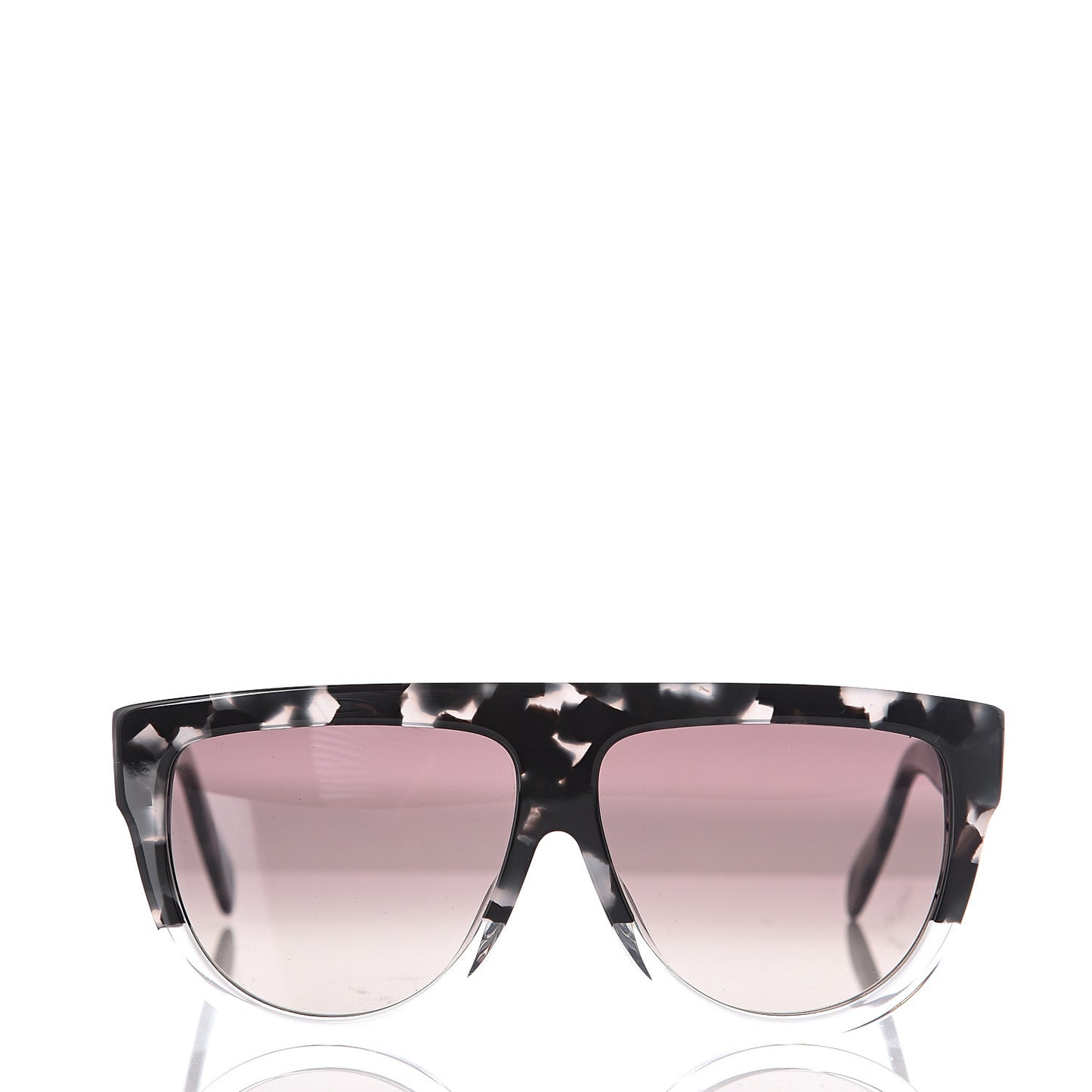 Acetate Aviator Sunglasses CL 40001F Black