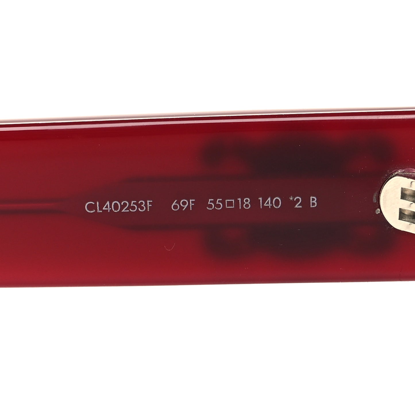 Acetate Triomphe Sunglasses CL 40253F Red