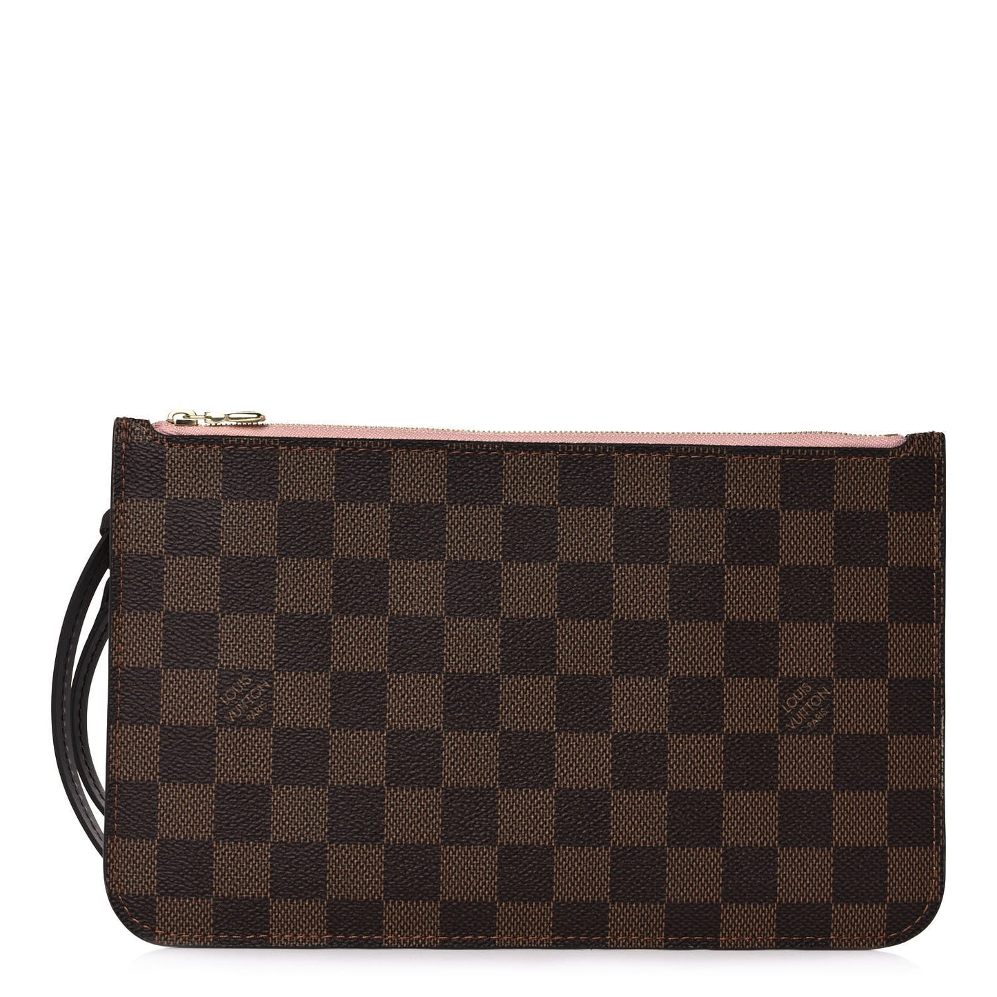 Damier Ebene Neverfull MM GM Pochette Rose Ballerine