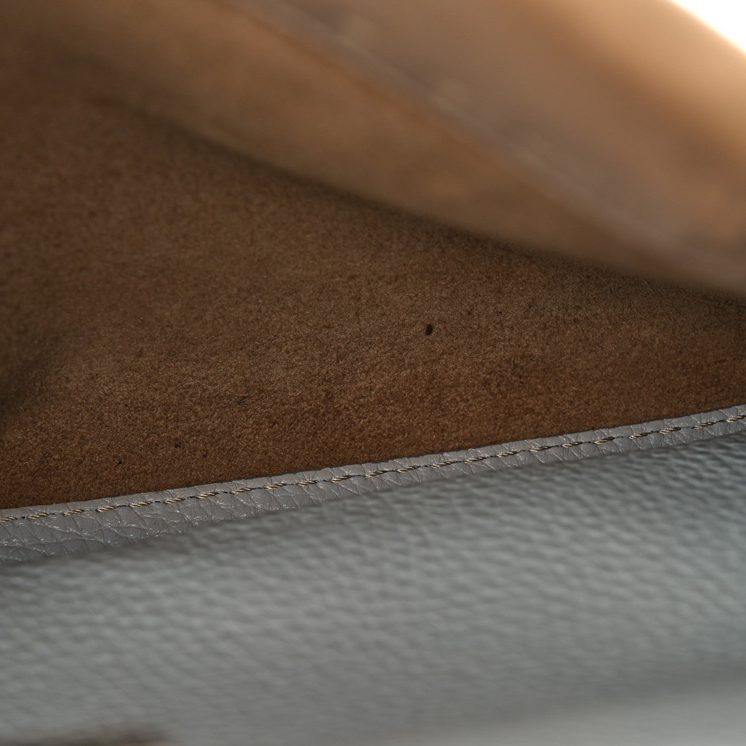 Fendi Vitello Saddle Cuoio Romano Selleria Medium Peekaboo Iconic Satchel Fango Acqua 11 of 16